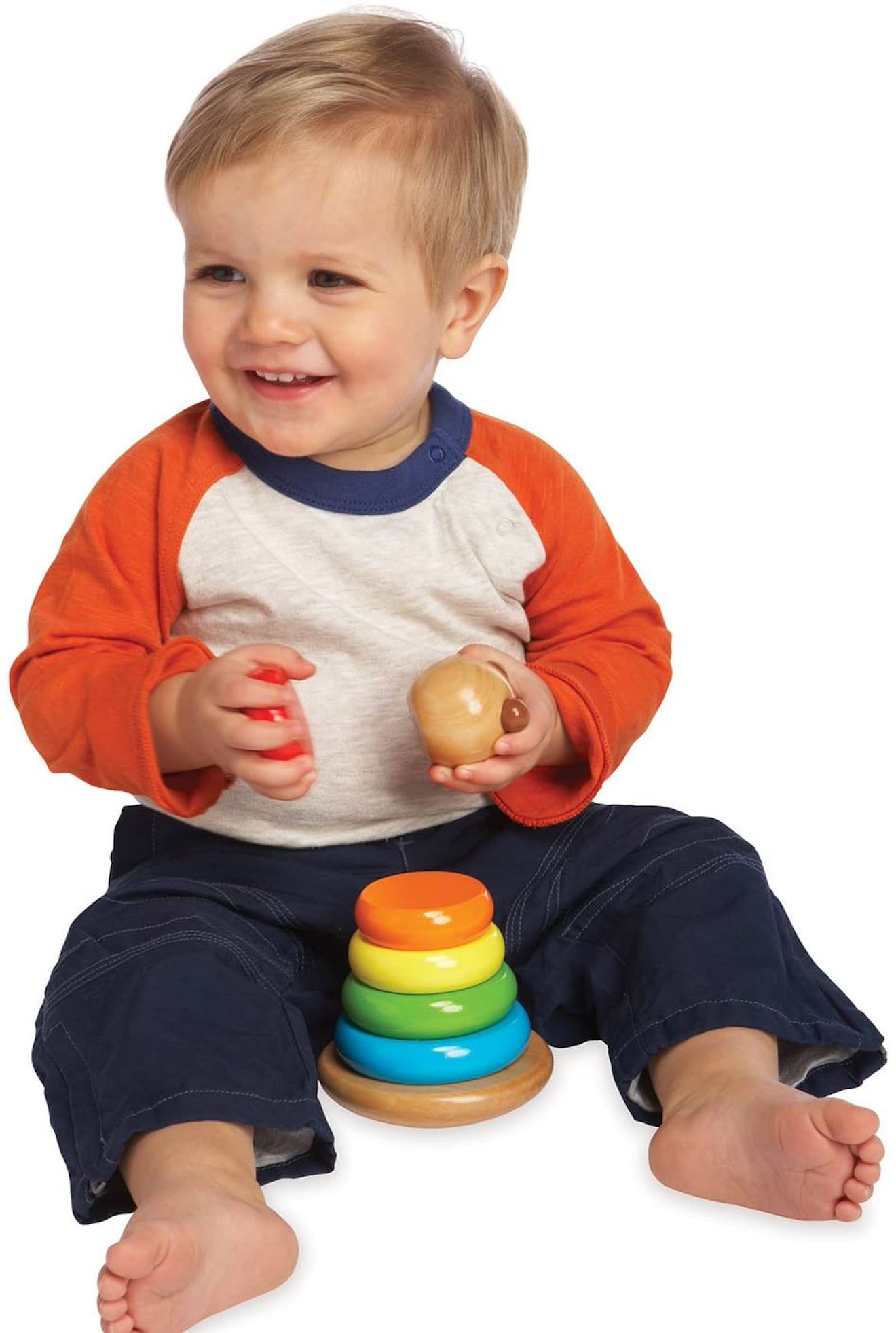 Ours À Empiler Rouge (Manhattan Toy) - Image 2