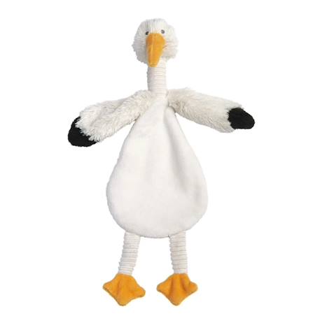 Happy Horse - Doudou Cigogne Sky 29 Cm Blanc