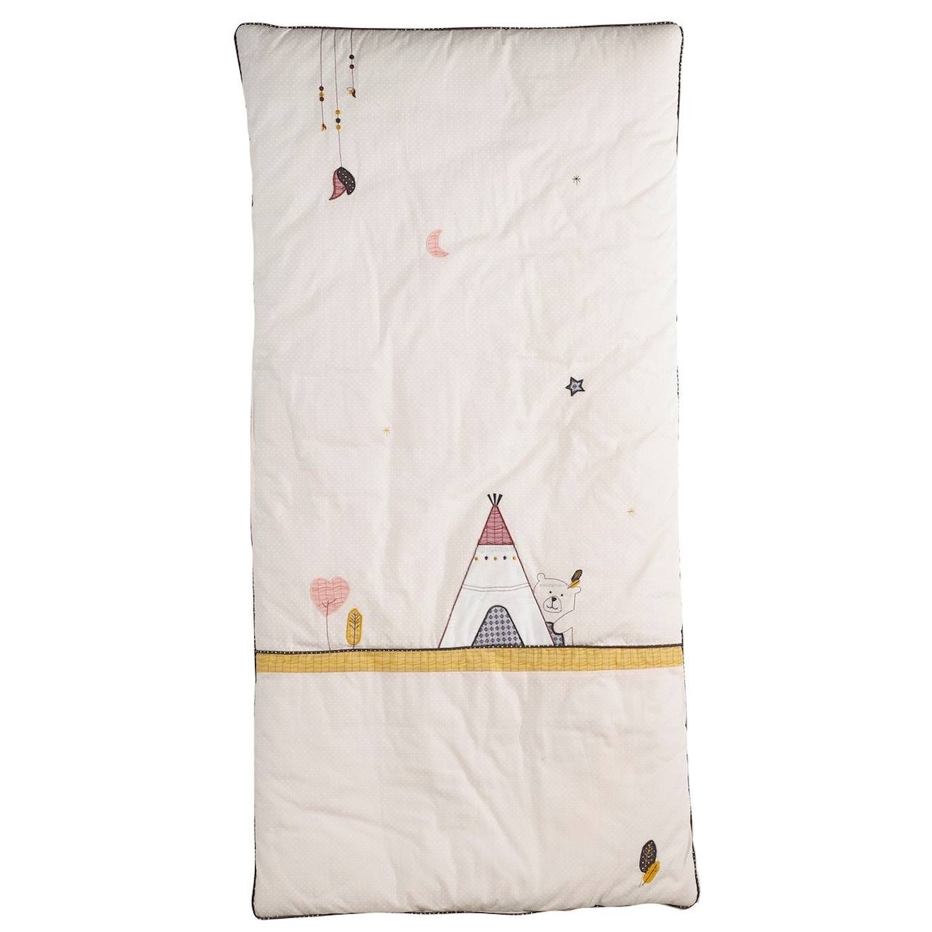Edredon Pour Lit Bébé En Coton Beige