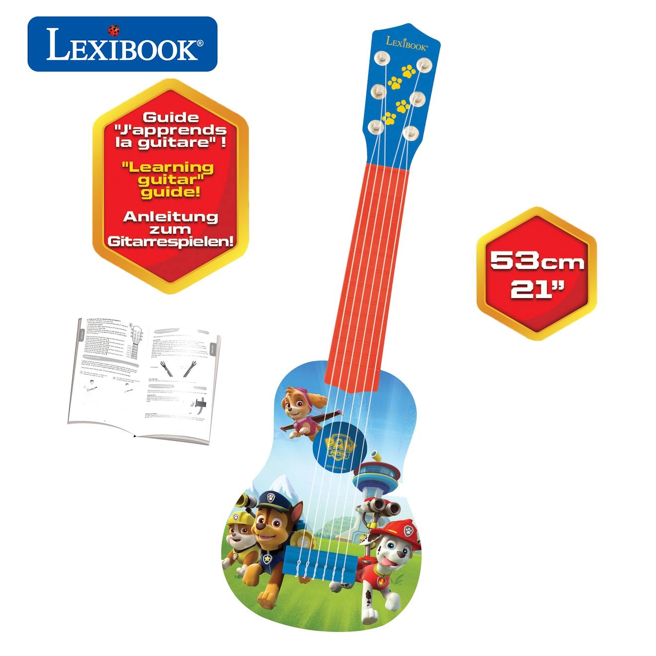 Lexibook - Ma Première Guitare Pat’ Patrouille Bleu