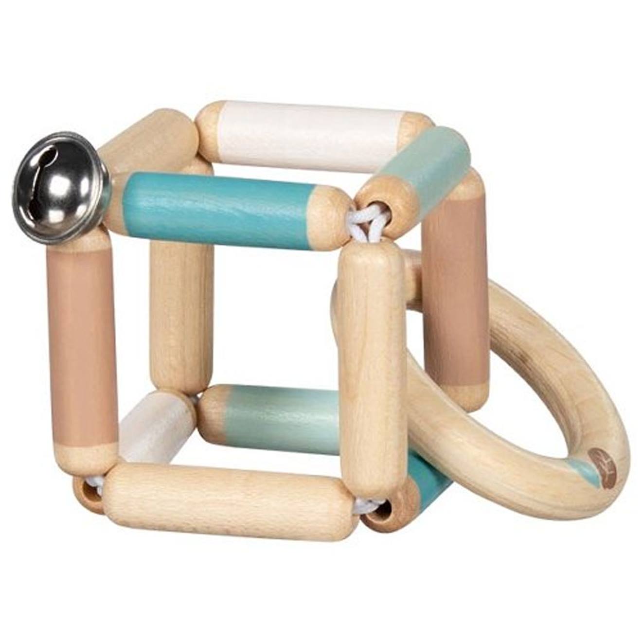 Hochet Flexible En Bois Bleu