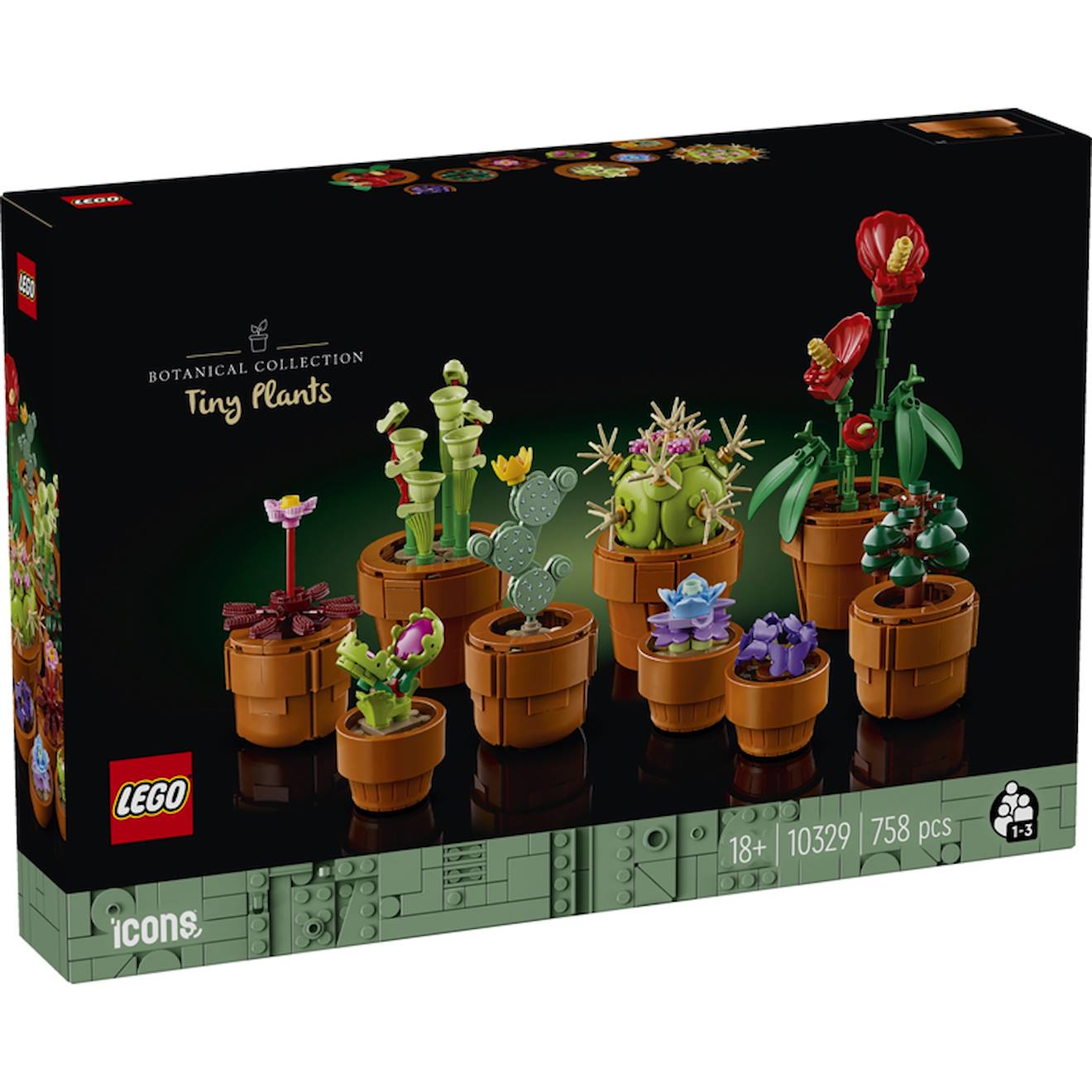 Les Plantes Miniatures Icons - 10329 Multicolore
