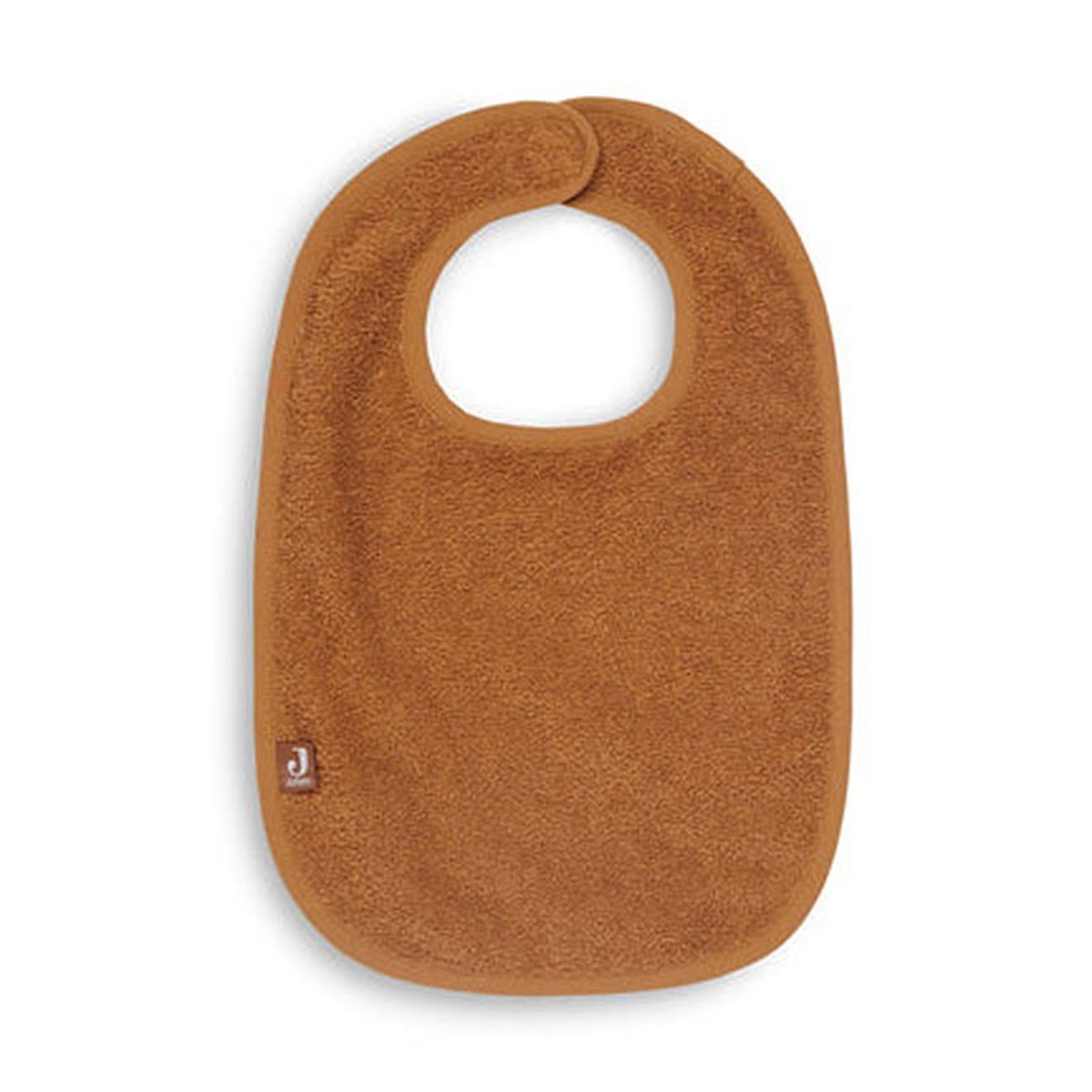 Bavoir Éponge En Coton Caramel