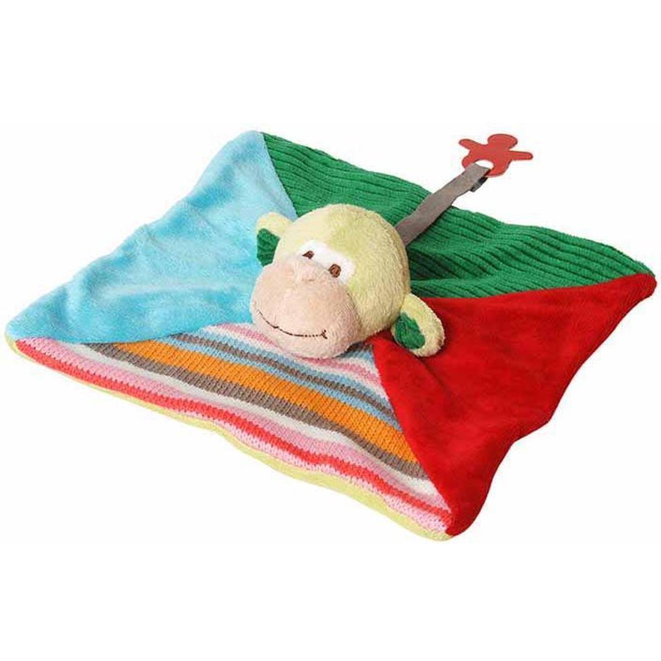 Doudou Singe Mo 22cm Rouge (Happy Horse) - Image 1