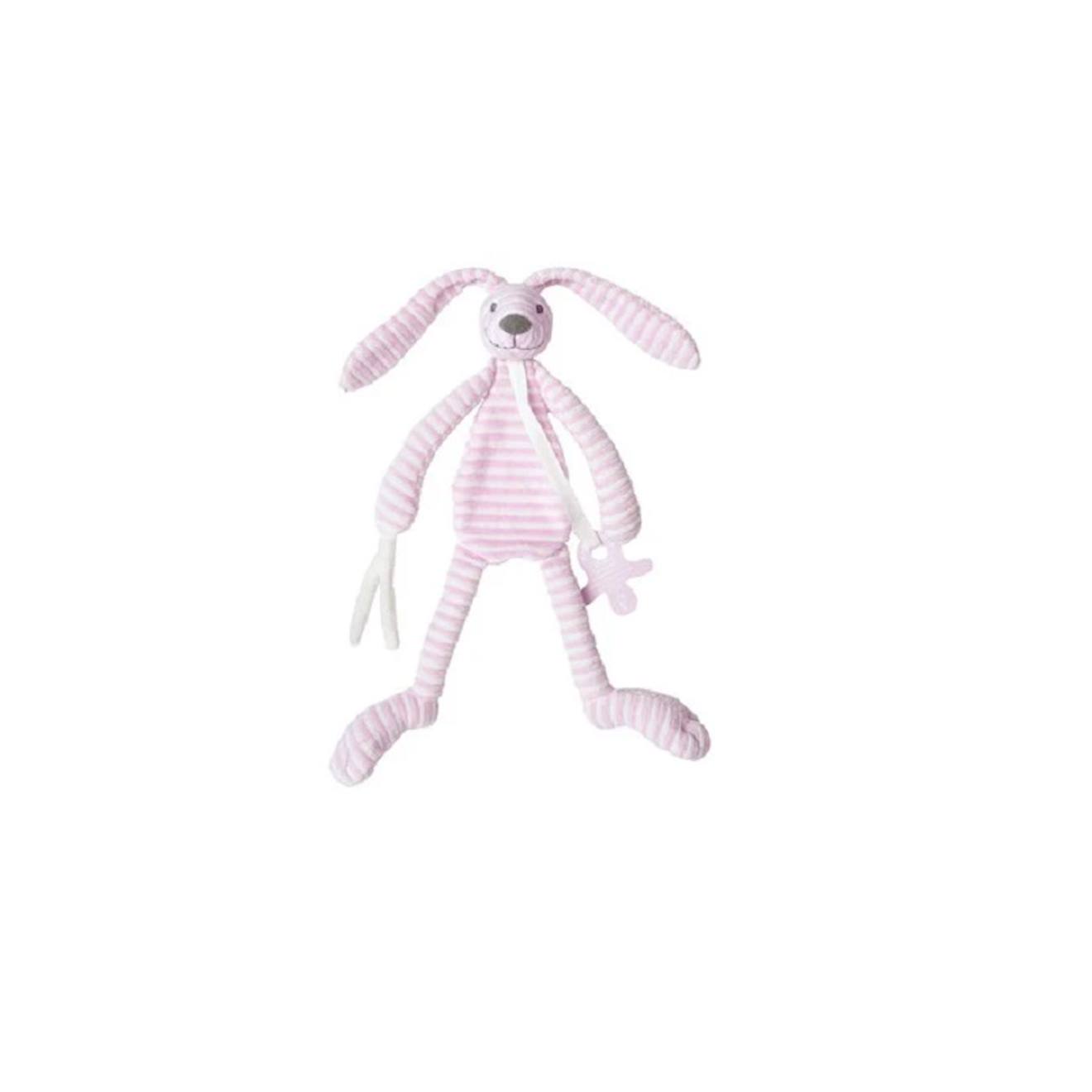 Doudou Lapin Rose Reece 26 Cm Rose (Happy Horse) - Image 1