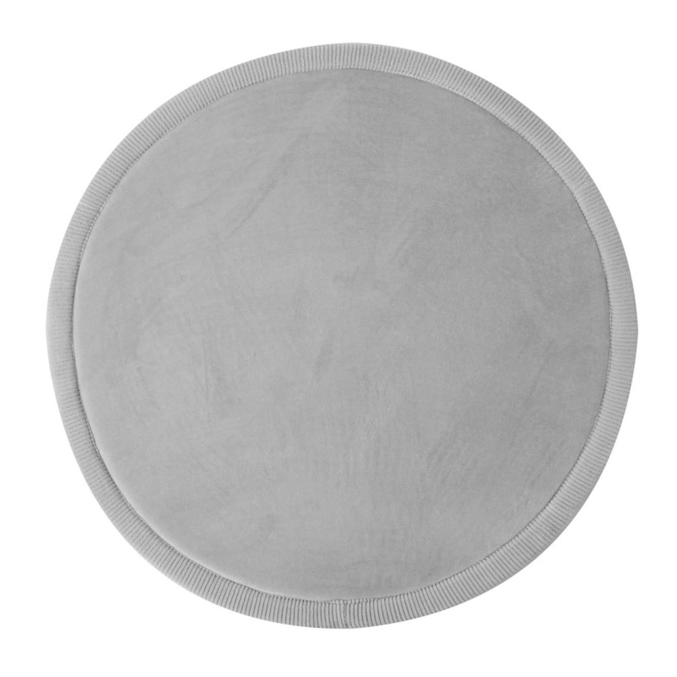 Tapis Enfant À Mémoire De Forme Cloud Rond Gris