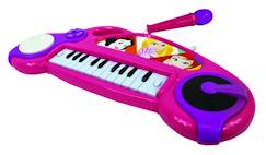 -Piano électronique disney princesse avec effets lumineux et microphone