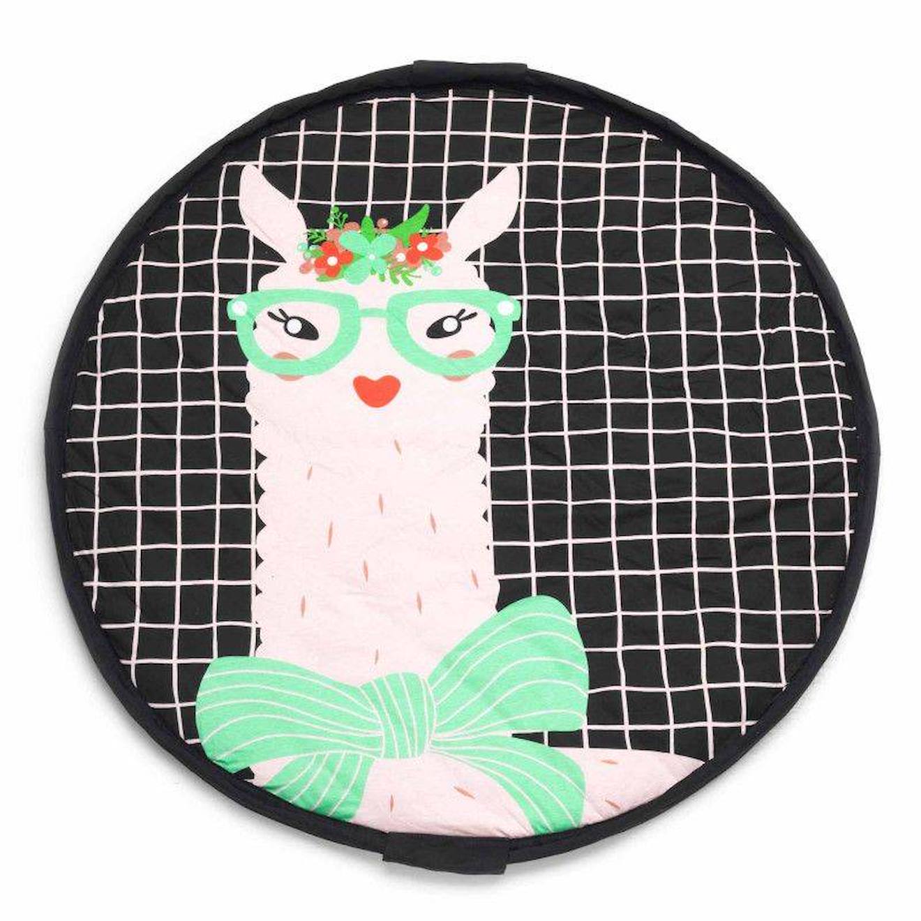 Tapis D'eveil & Sac À Jouets 3 En 1 En Coton Multicolore