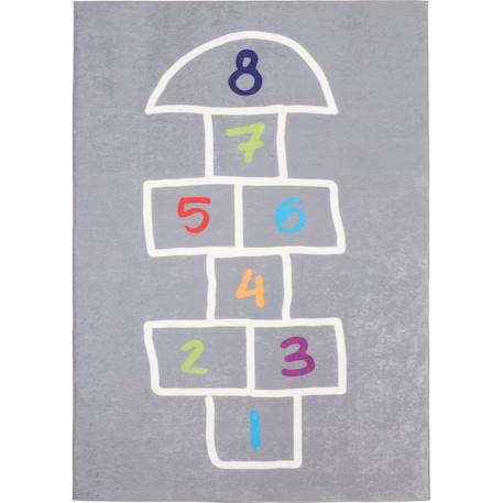 Nazar Rugs - Tapis Enfant Marelle Gris