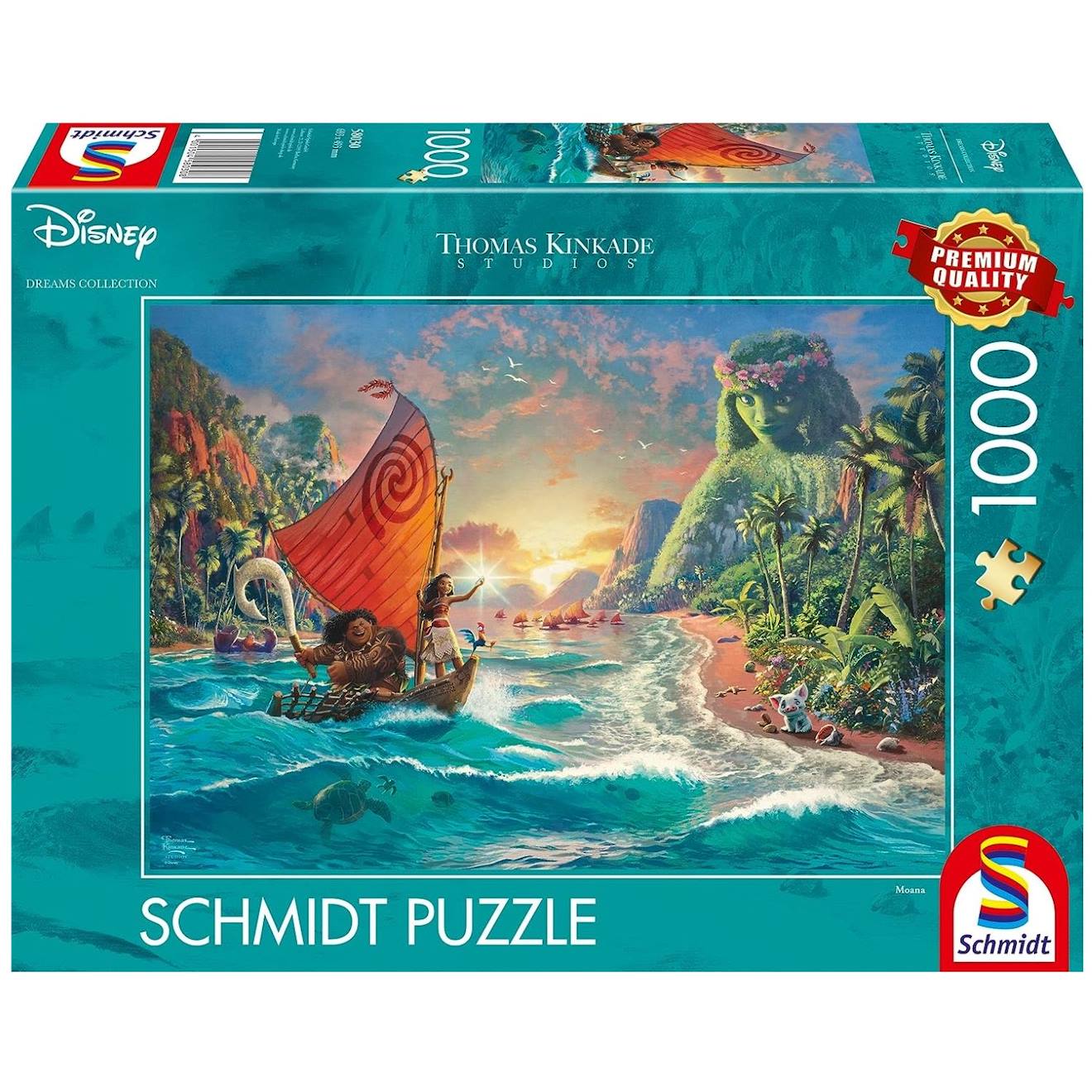 Puzzle Vaiana 1000 Pcs Bleu