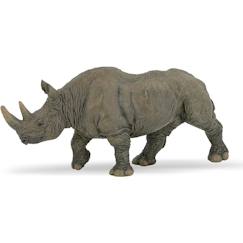Jouet-Jeux d'imagination-Figurines, mini mondes, héros et animaux-Figurine rhinocéros noir