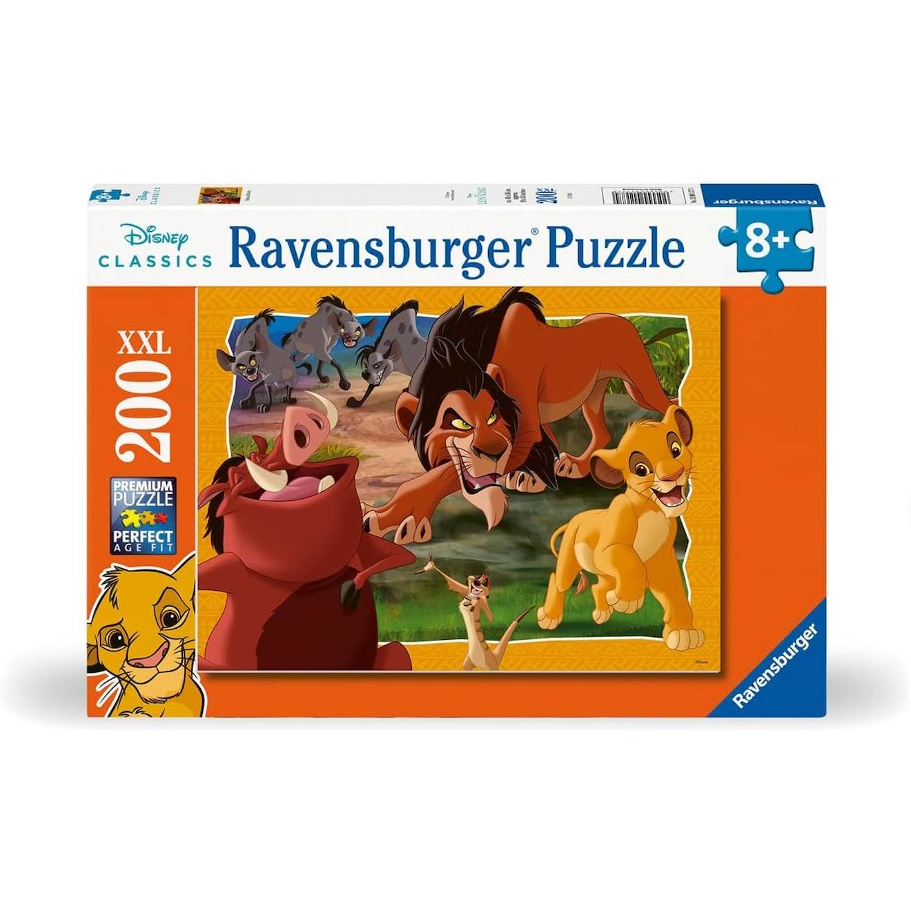Puzzle Hakuna Matata Le Roi Lion 200 Pcs Xxl Orange