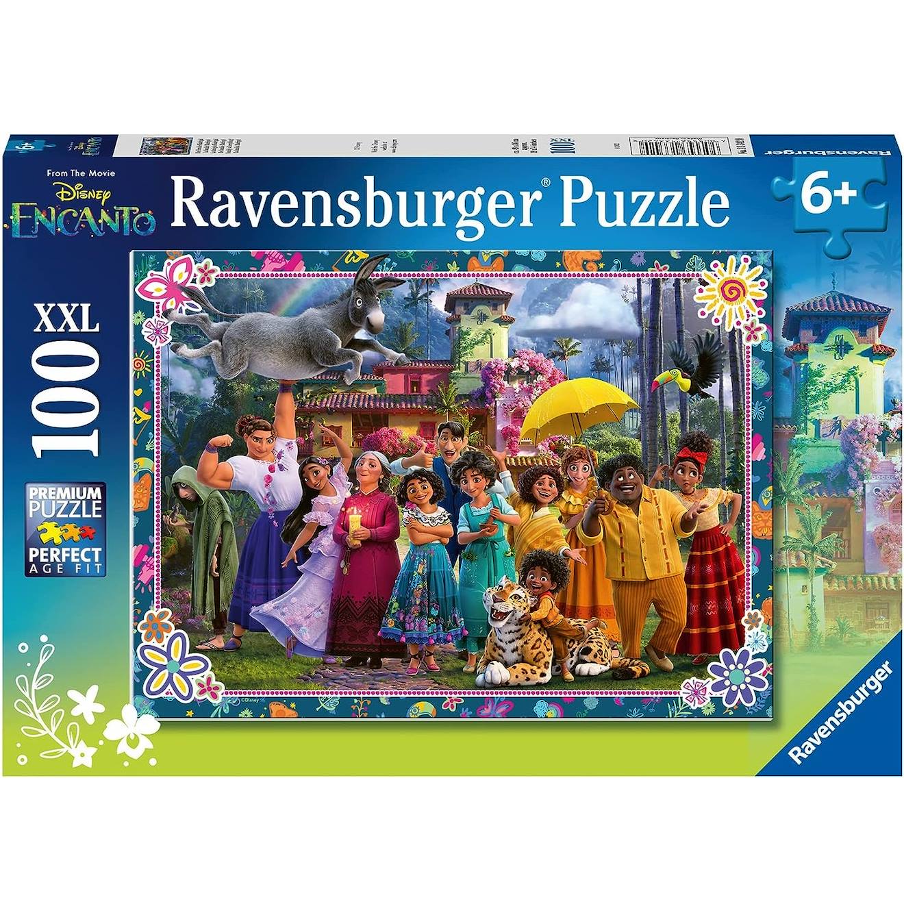 Puzzle Famille Madrigal Encanto 100 Pcs Xxl Bleu
