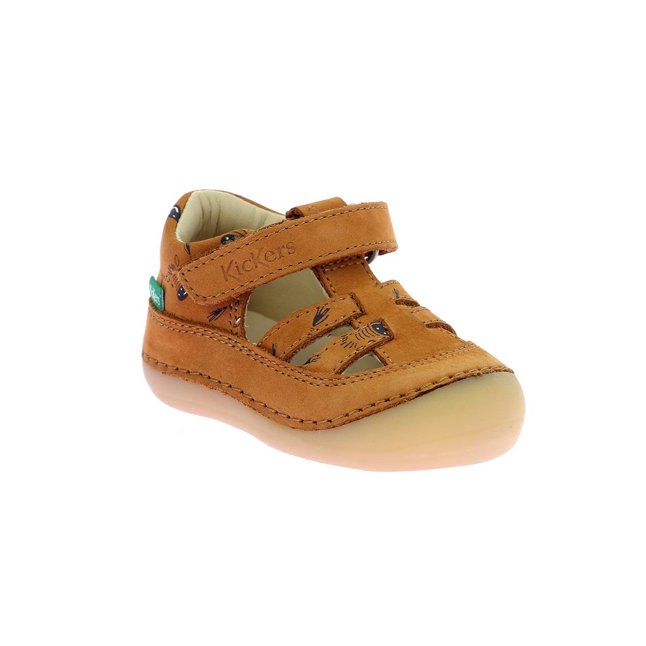 Salomés Bébé Kick Sushyk Lt Camel Imprime Zebre
