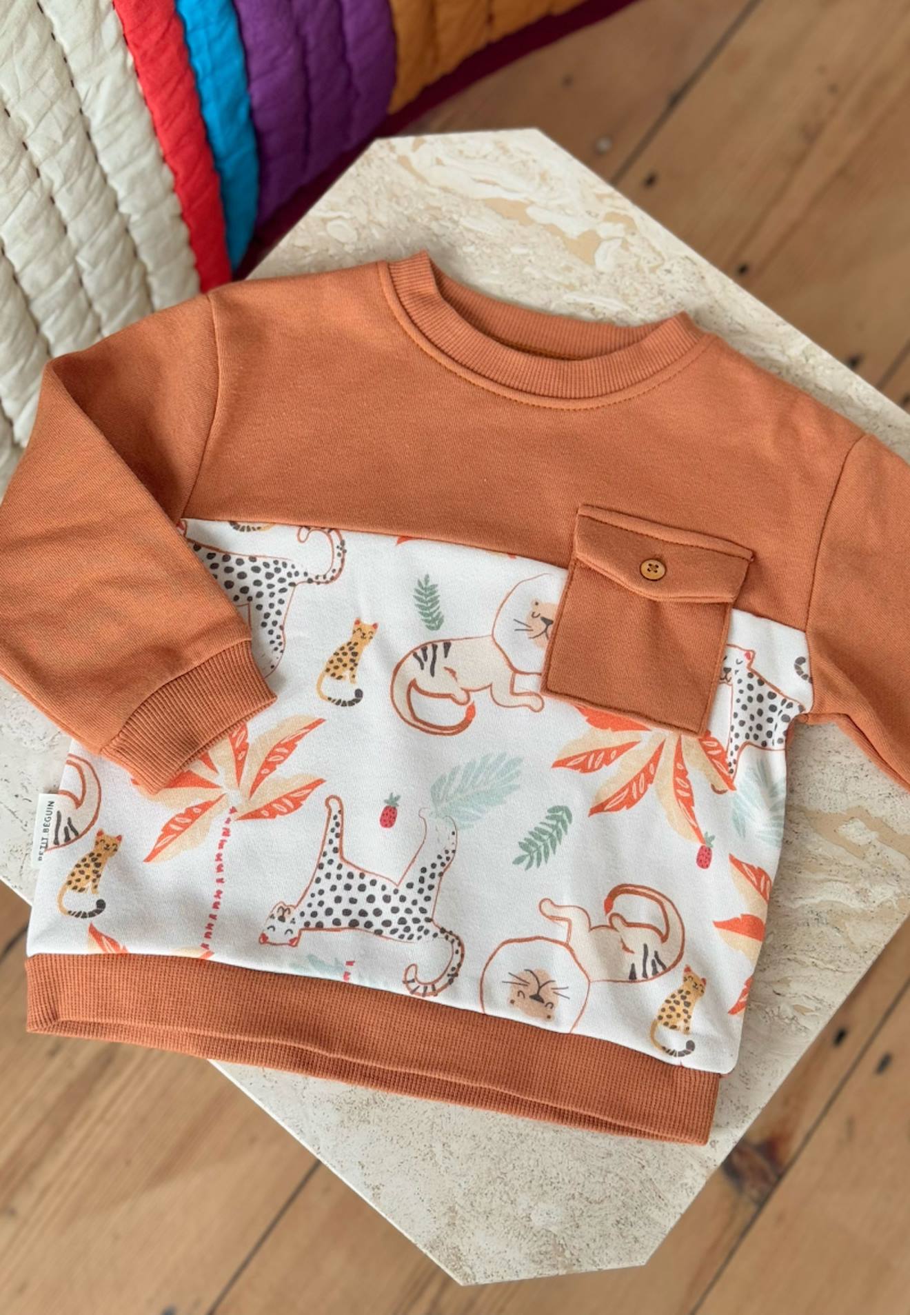 Sweat-shirt Enfant Tango Marron