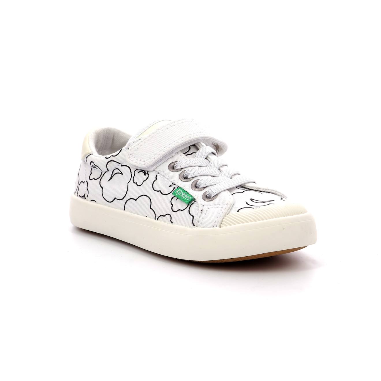 Sneakers Basses Kickgoldi Blanc Imprime