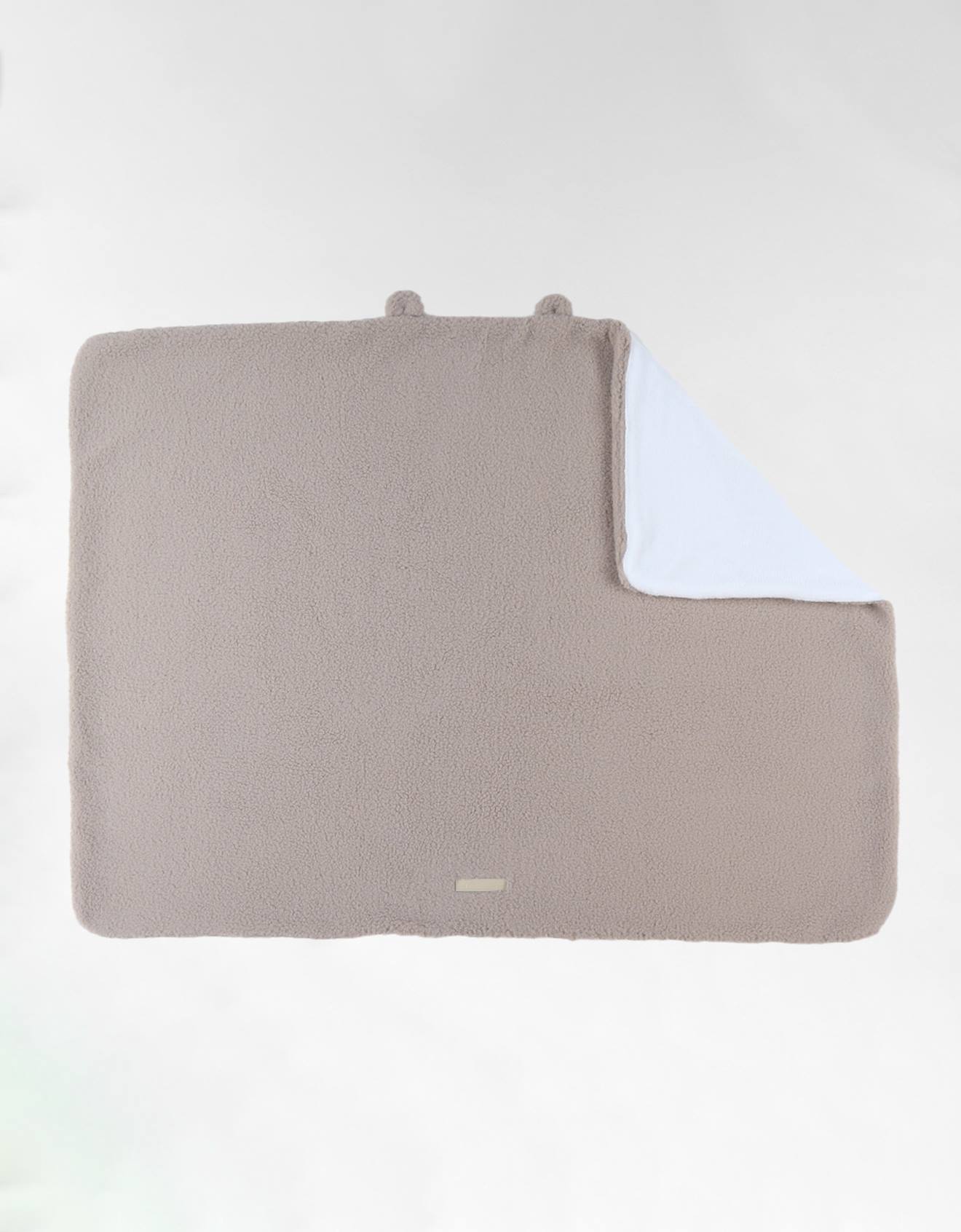 Couverture En Sherpa Beige