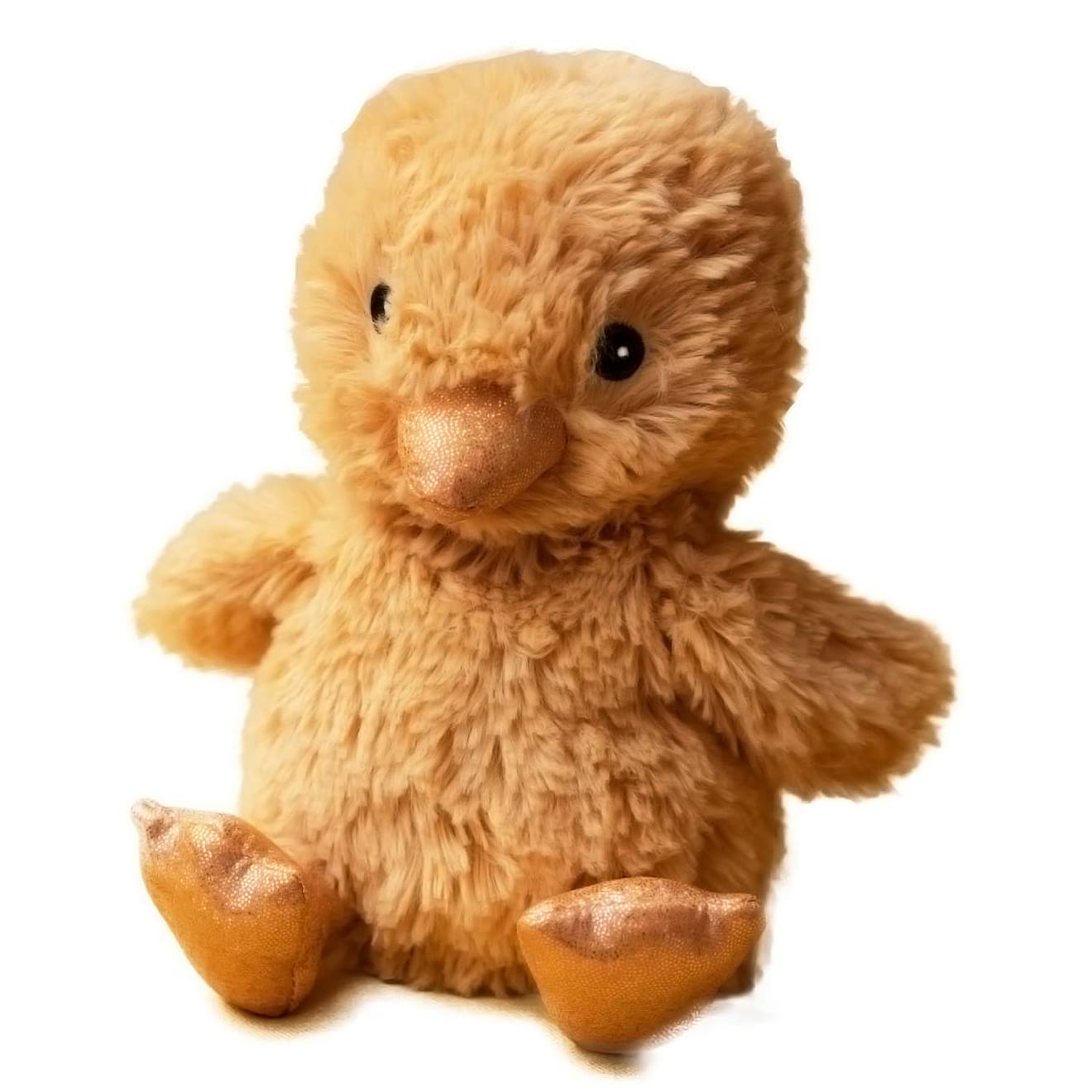 Peluche Bouillotte Poussin Junior Jaune