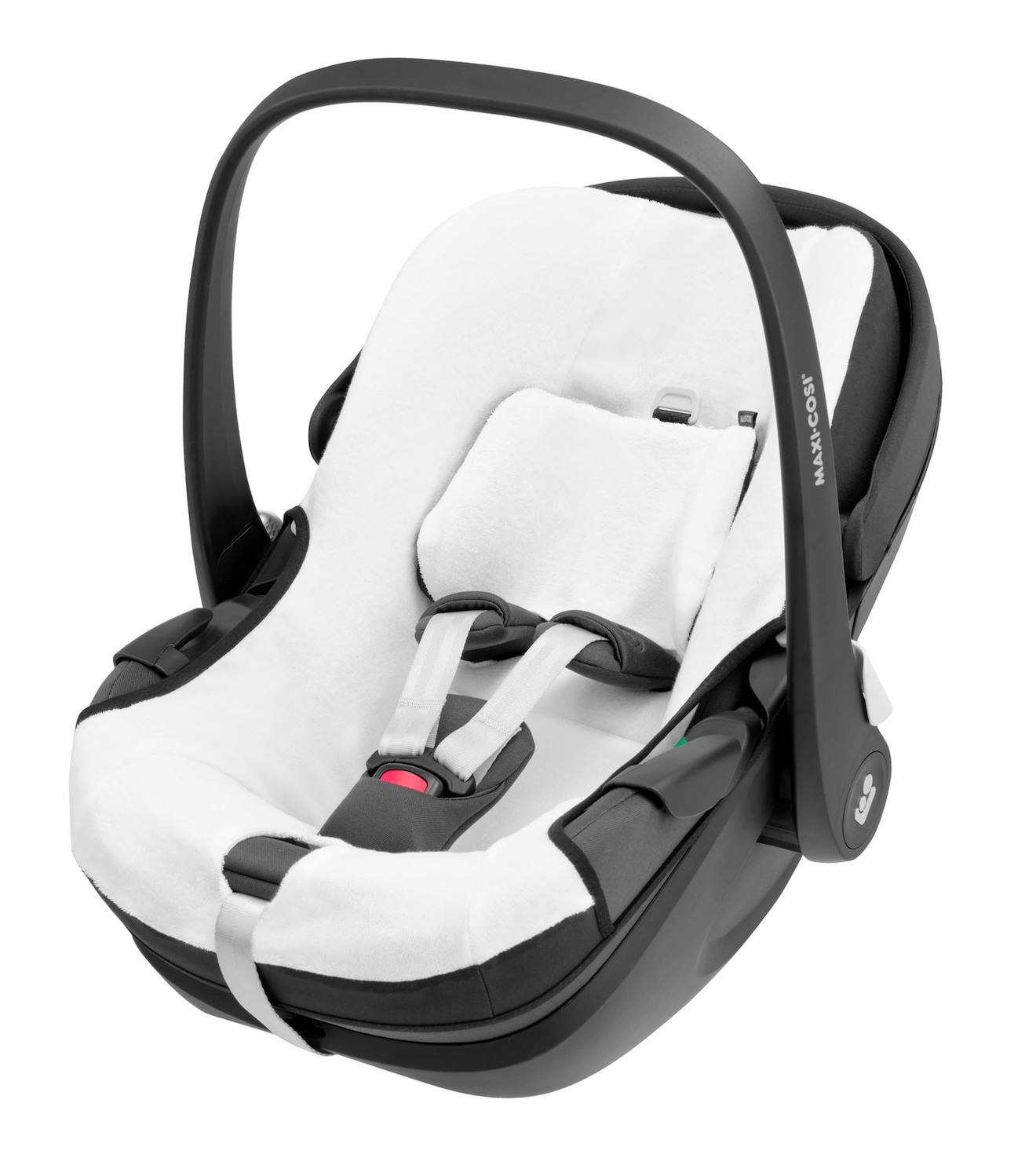 Housse Pour Siège-auto En Coton Bio Pour Pebble 360 Pro / Pebble 360 Blanc Naturel