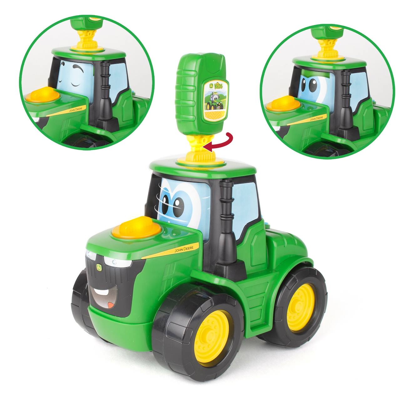 Johnny Tracteur Key & Go - Interactif Dès 18 Mois Vert
