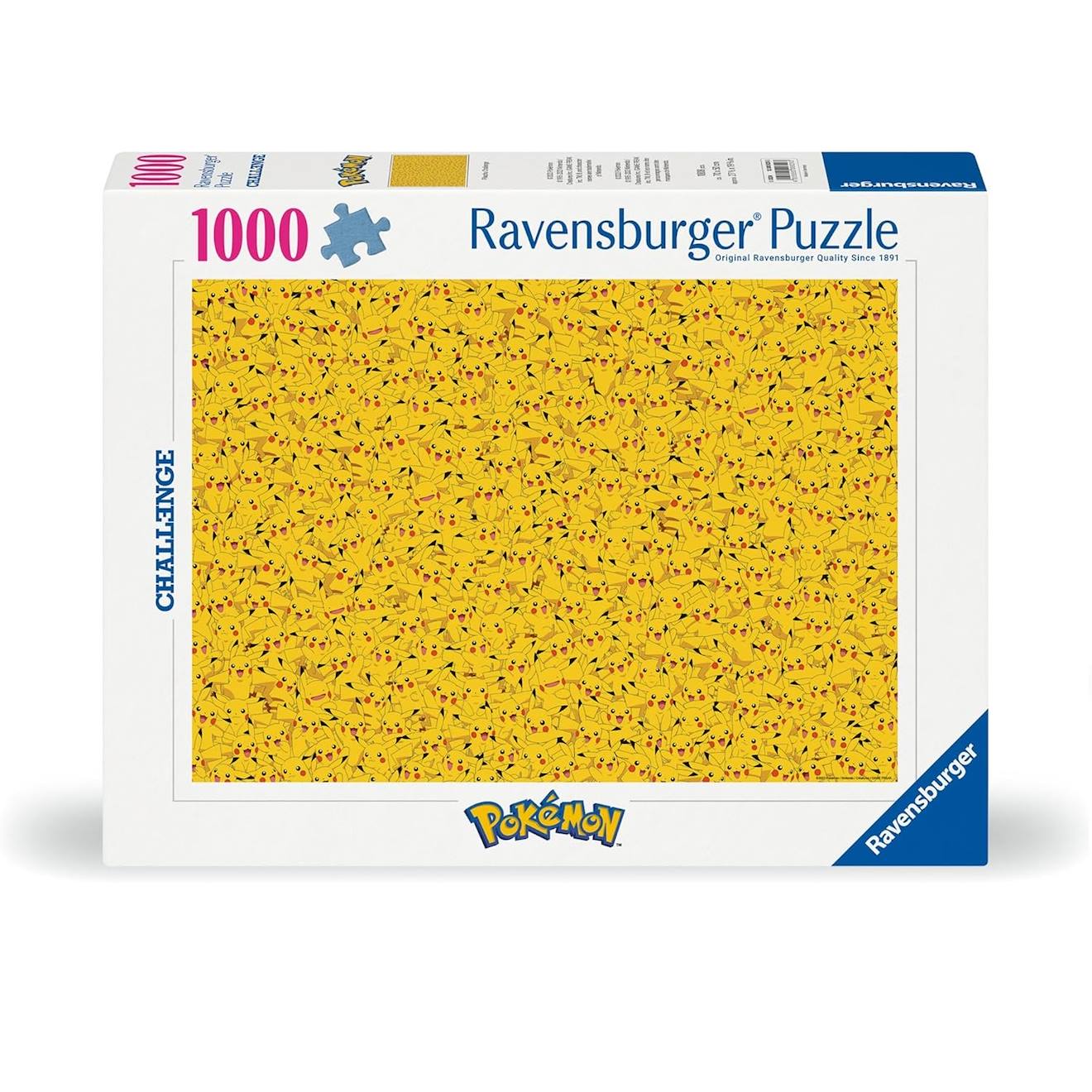 Challenge Puzzle Pikachu 1000 Pcs Jaune