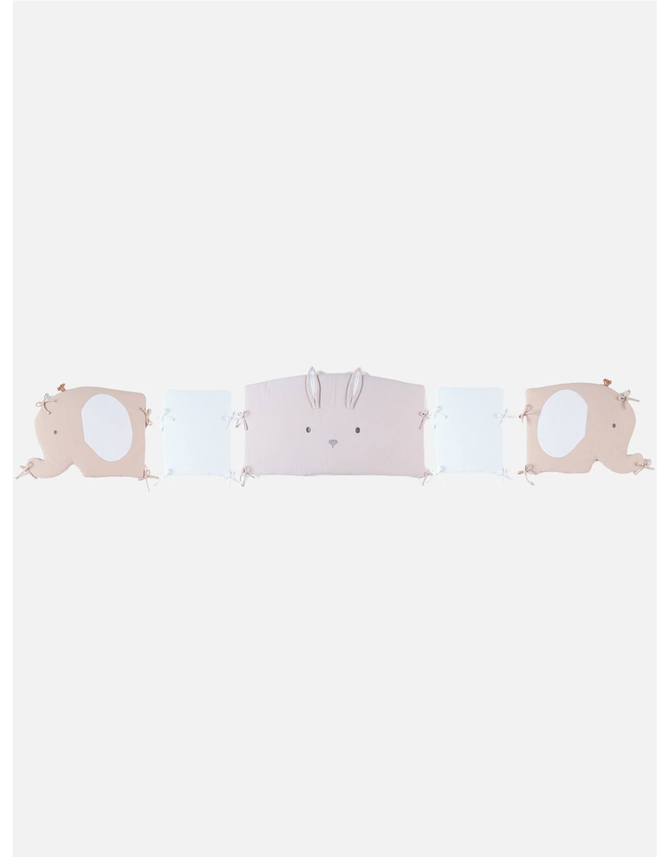 Tour De Lit Et Protège Barreaux Mousseline De Coton Beige