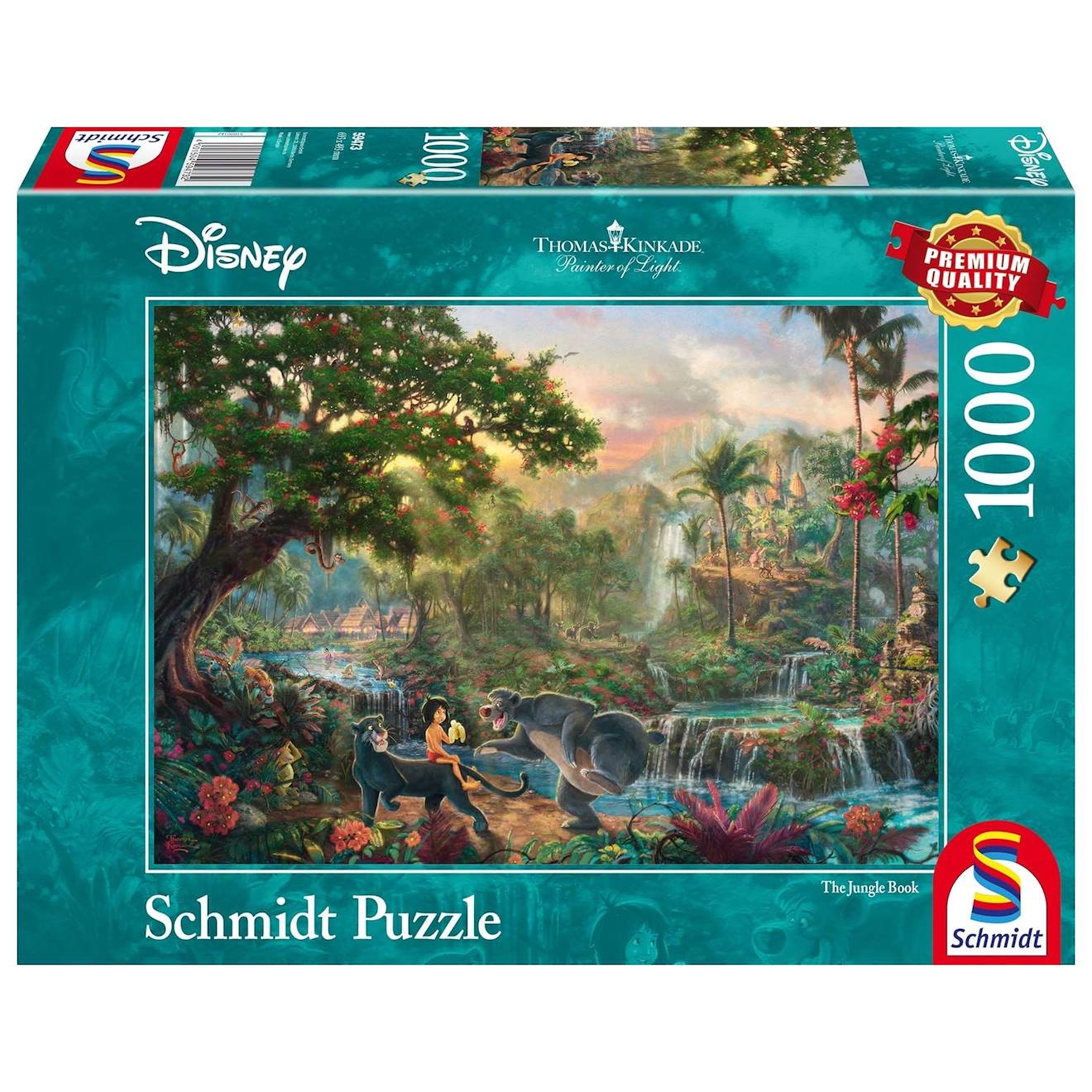 Puzzle Le Livre De La Jungle 1000 Pcs Vert