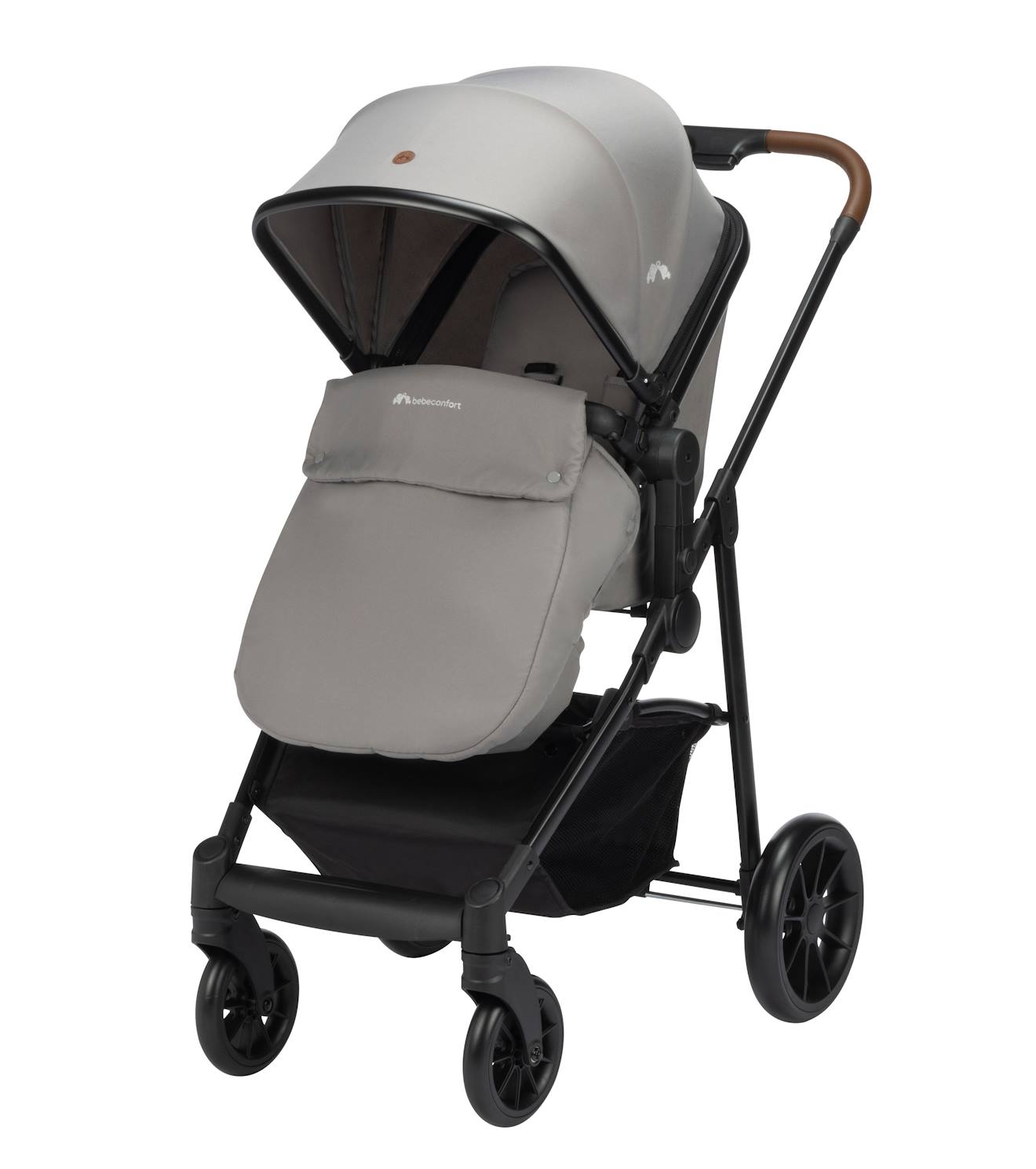 Poussette 3 En 1 I-size Avec Assise Convertible En Nacelle Et Cosi, Haze Gris Mineral (Bébé Confort) - Image 1