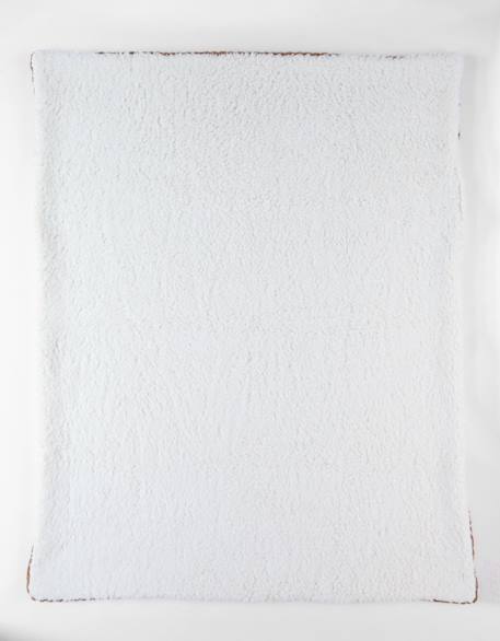 Couverture en coton biosherpa Beige+Bleu+Marron+Rose 18 - vertbaudet enfant 
