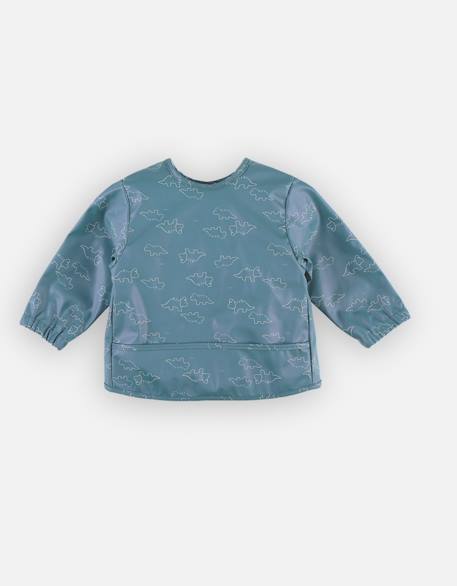Noukie's - Bavoir à manches longues Mix & Match bleu