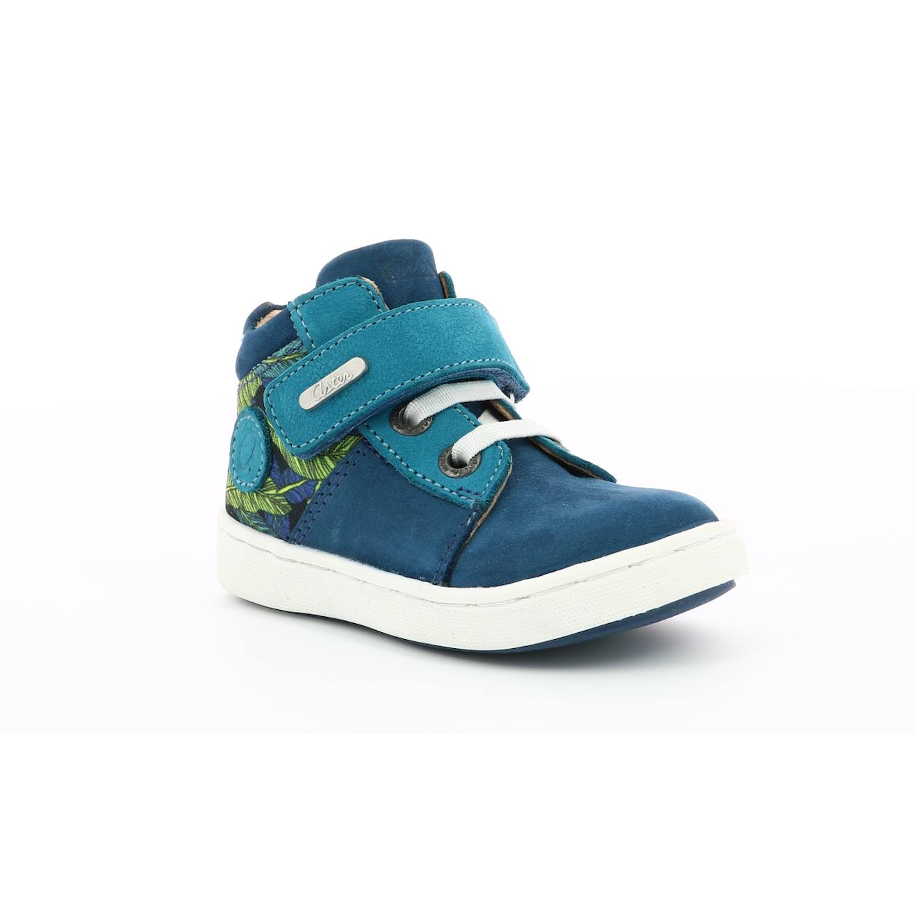 Sneakers Hautes Bébé Soubi Bleu Petrol