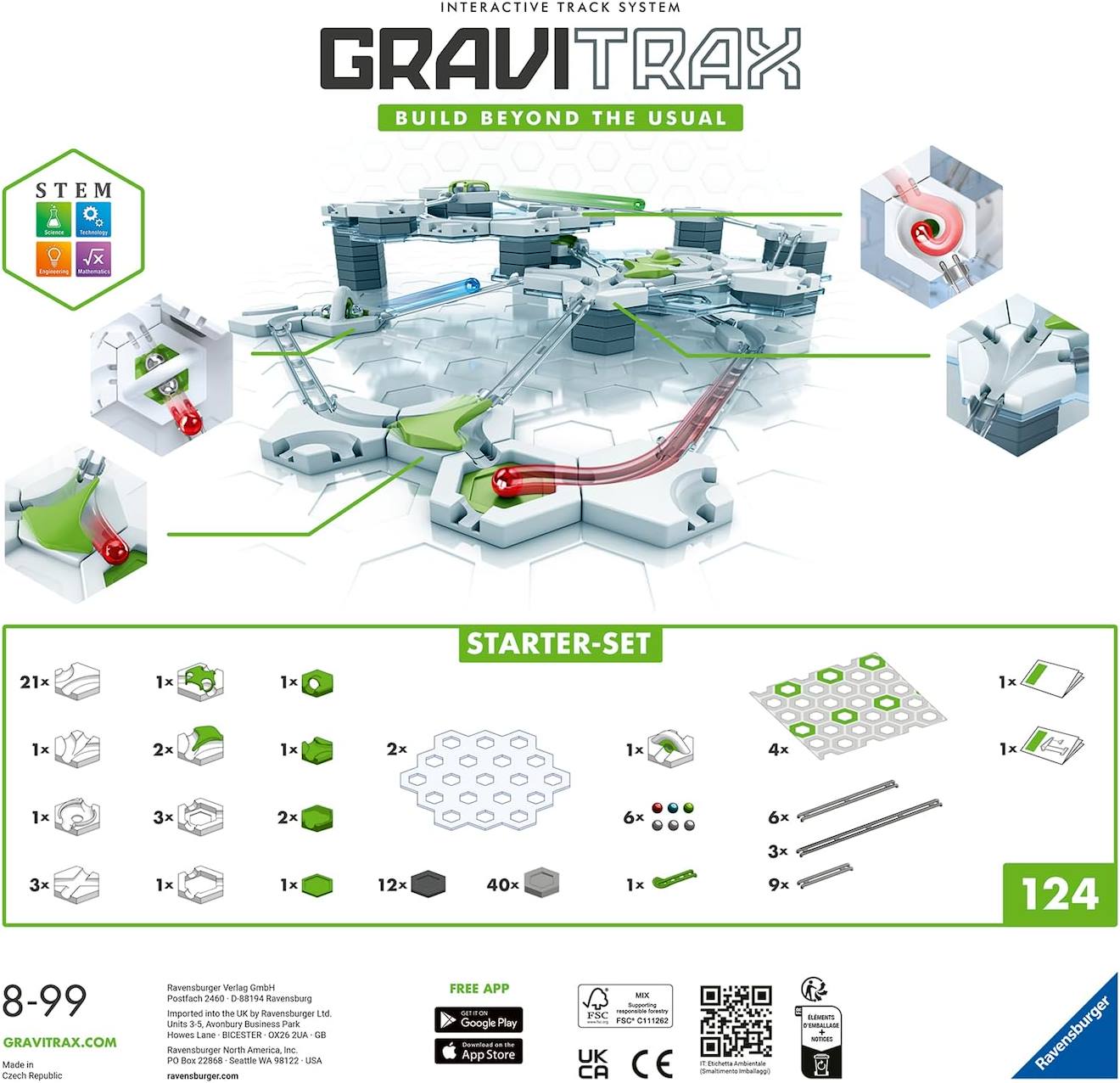 Gravitrax - Starter Set 122 Pièces Gris (Ravensburger) - Image 2