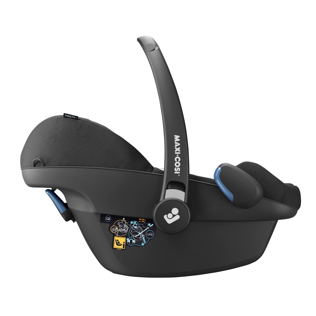Siège Auto Pebble Pro I-size, Cosi Bébé Isofix Noir Essentiel (Maxi-Cosi) - Image 2