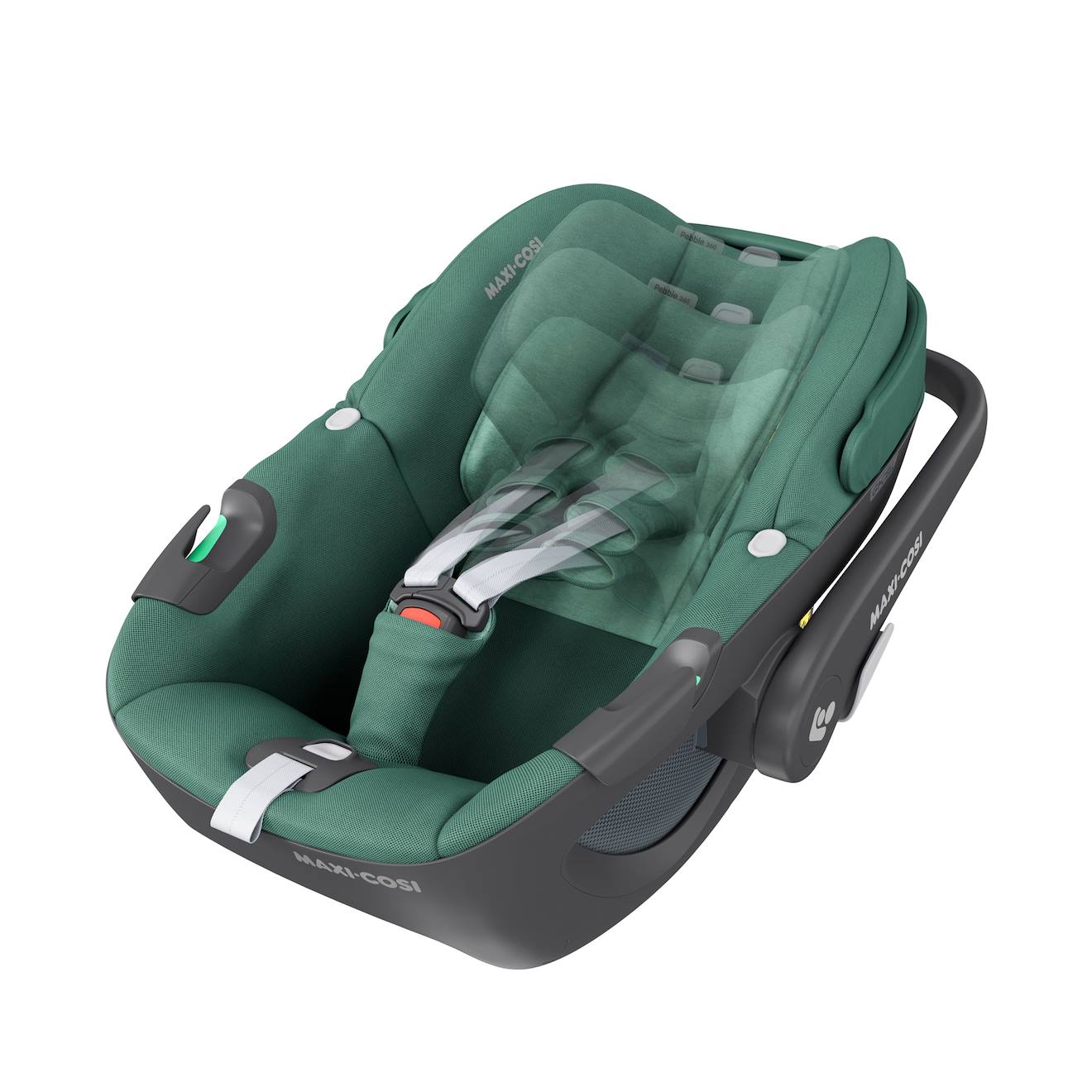 Siège Auto Bébé I-size Pebble 360 Vert Essentiel (Maxi-Cosi) - Image 2
