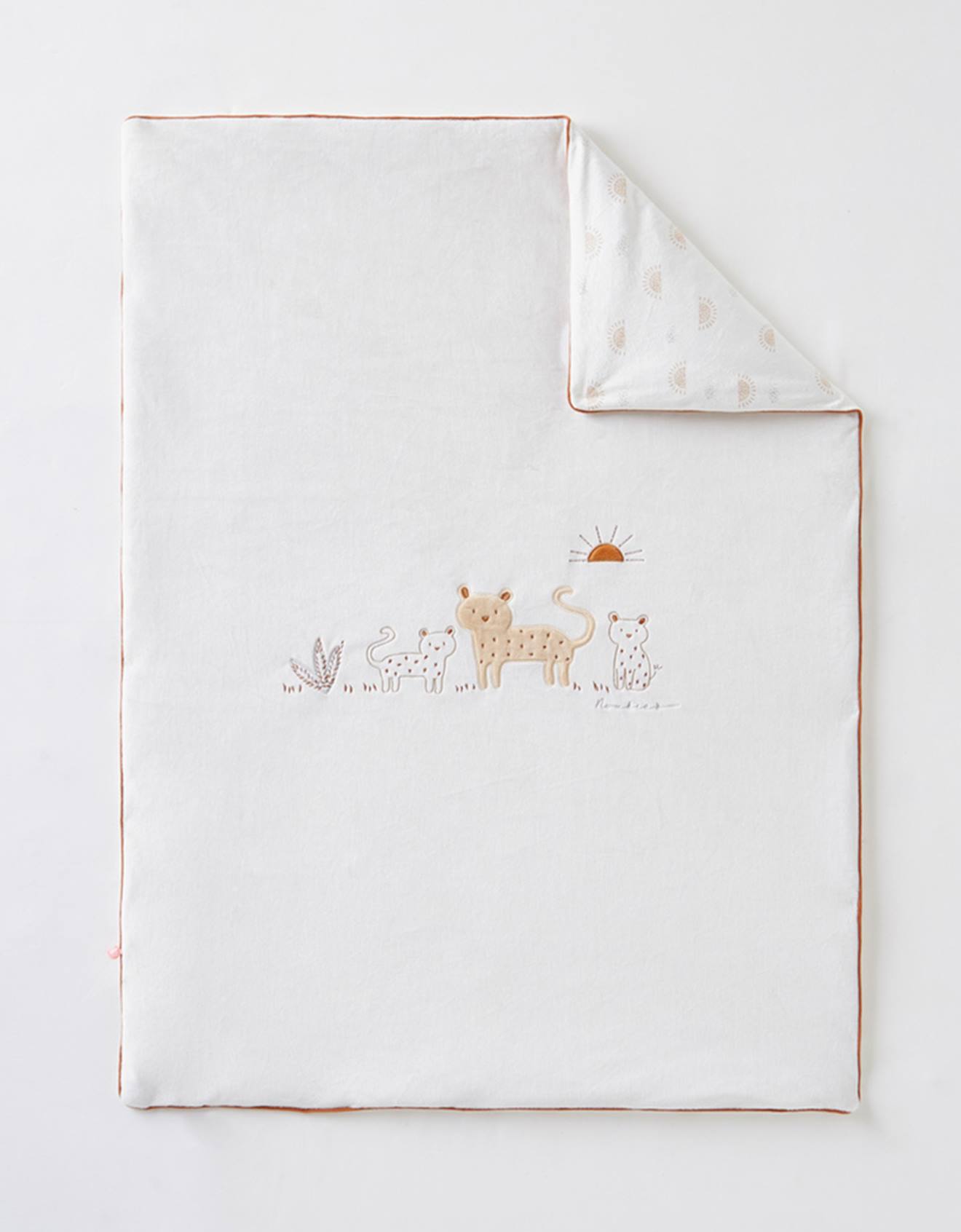Couverture Babou En Veloudoux Blanc
