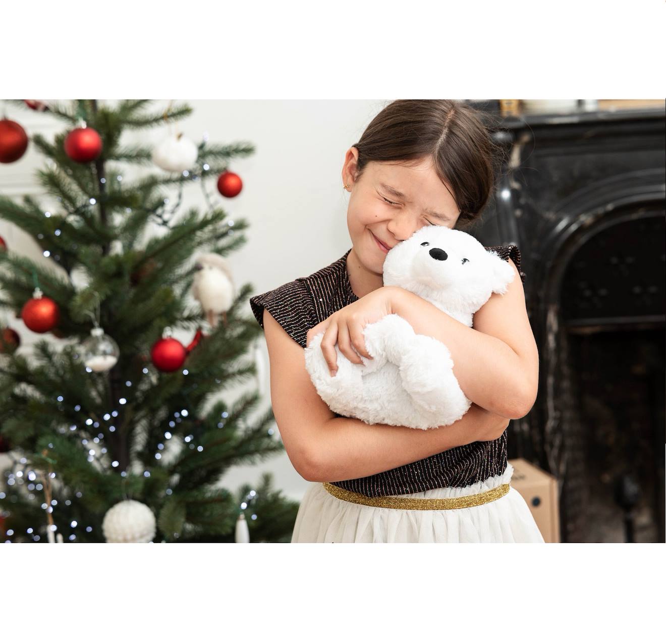 Peluche Bouillotte Ours Polaire Beige (Warmies) - Image 1