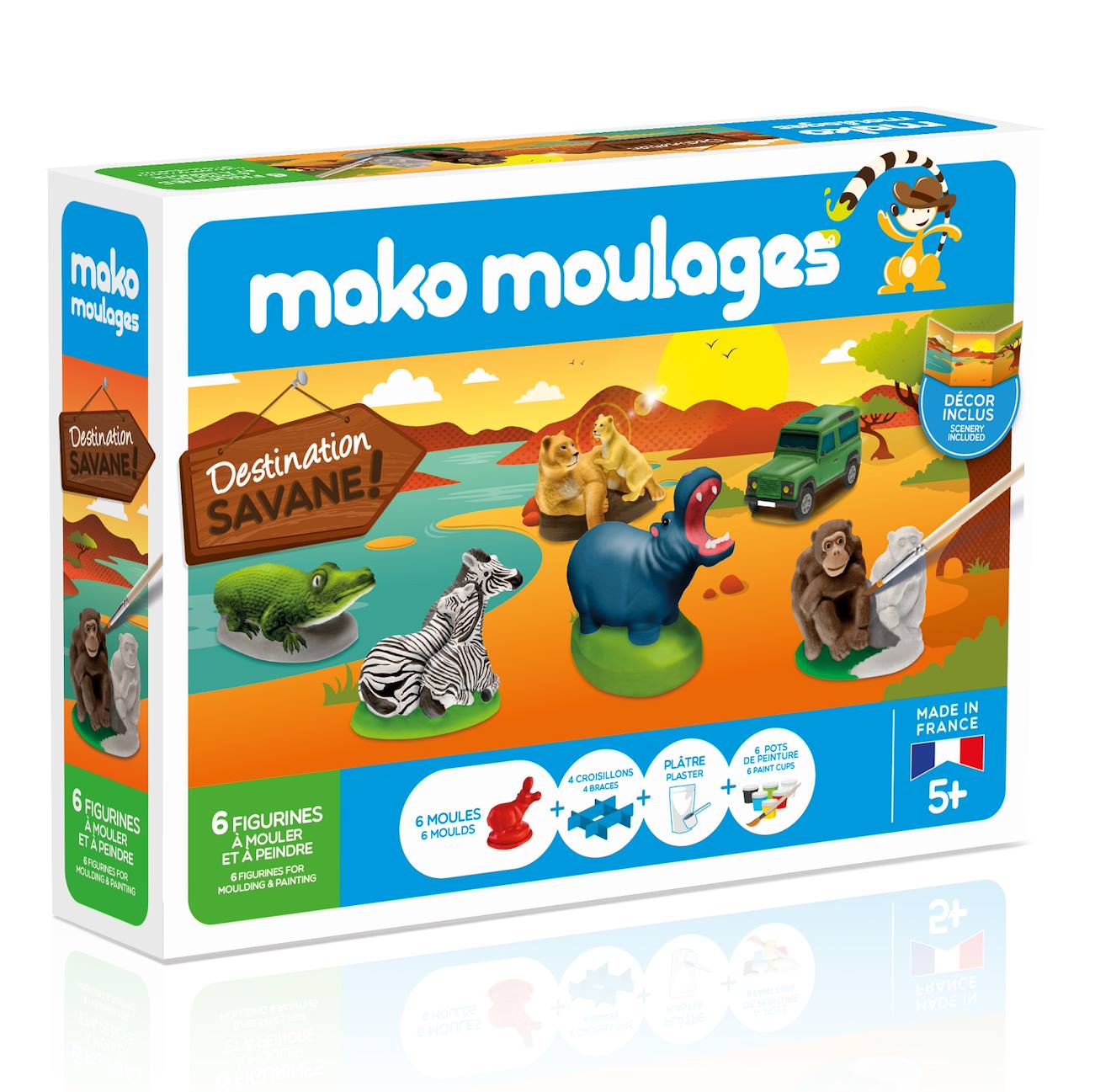 Coffret Moulage Destination Savane Blanc