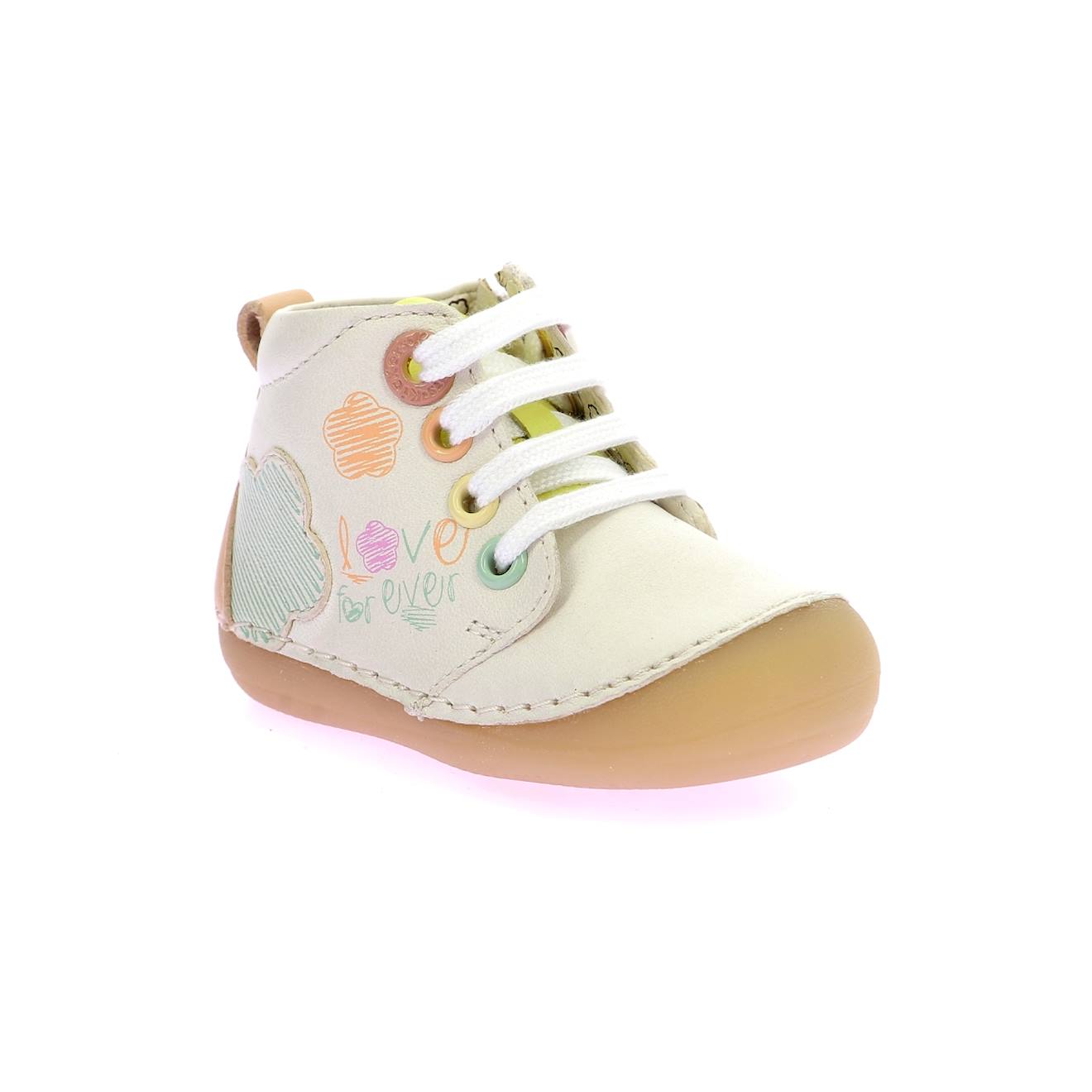 Bottillons Kick Soniflo Blanc Multico