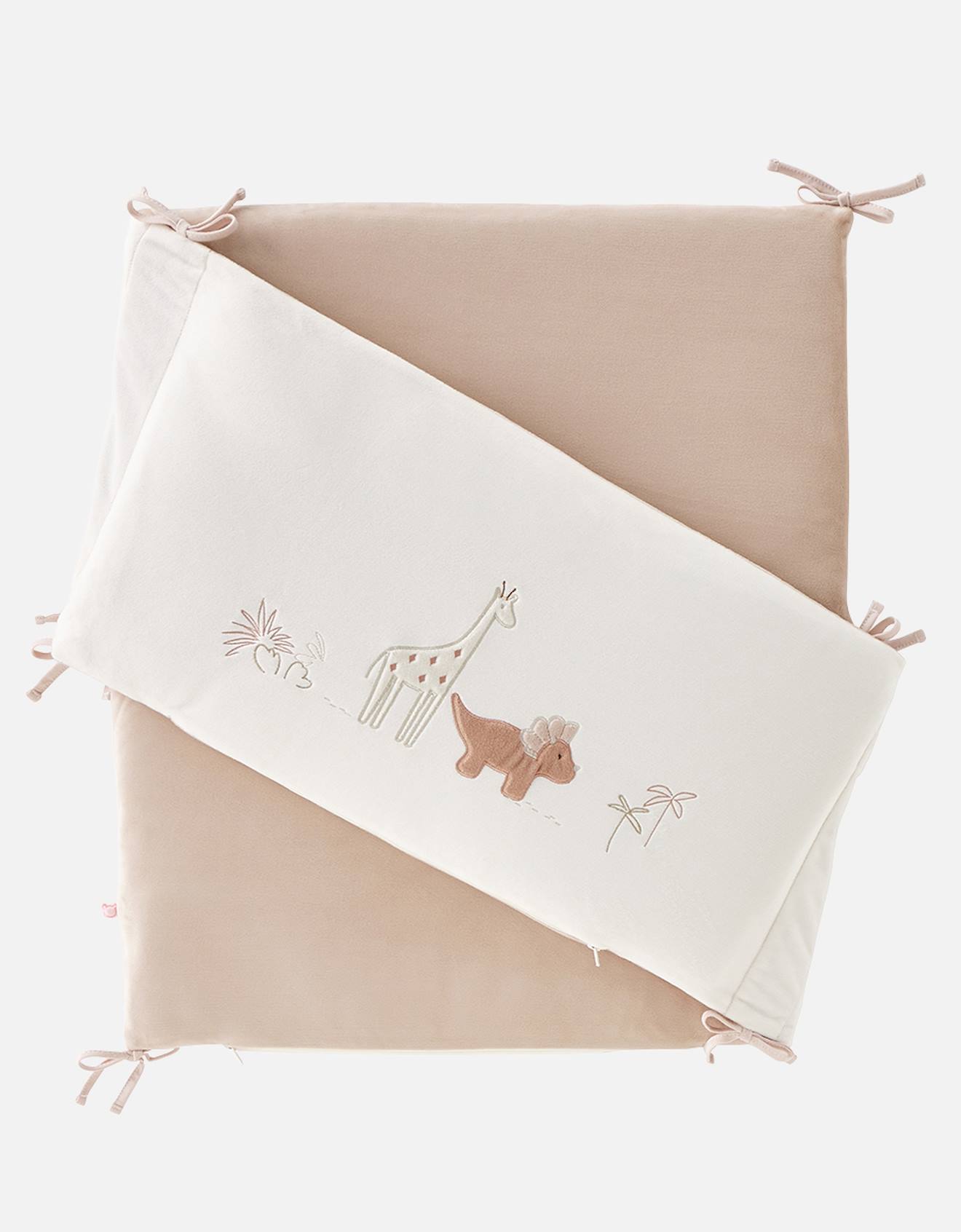 Tour De Lit Popsie Gigi & Louli En Veloudoux® Blanc