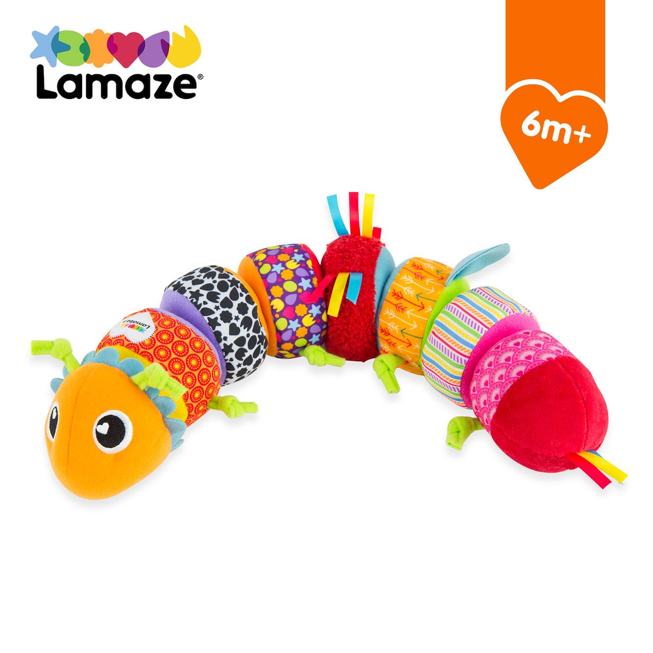 Peluche Camille La Chenille Multicolore