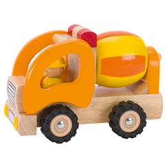 Jouet-Jeux d'imagination-Véhicules, garages, circuits et trains-Camion toupie en bois