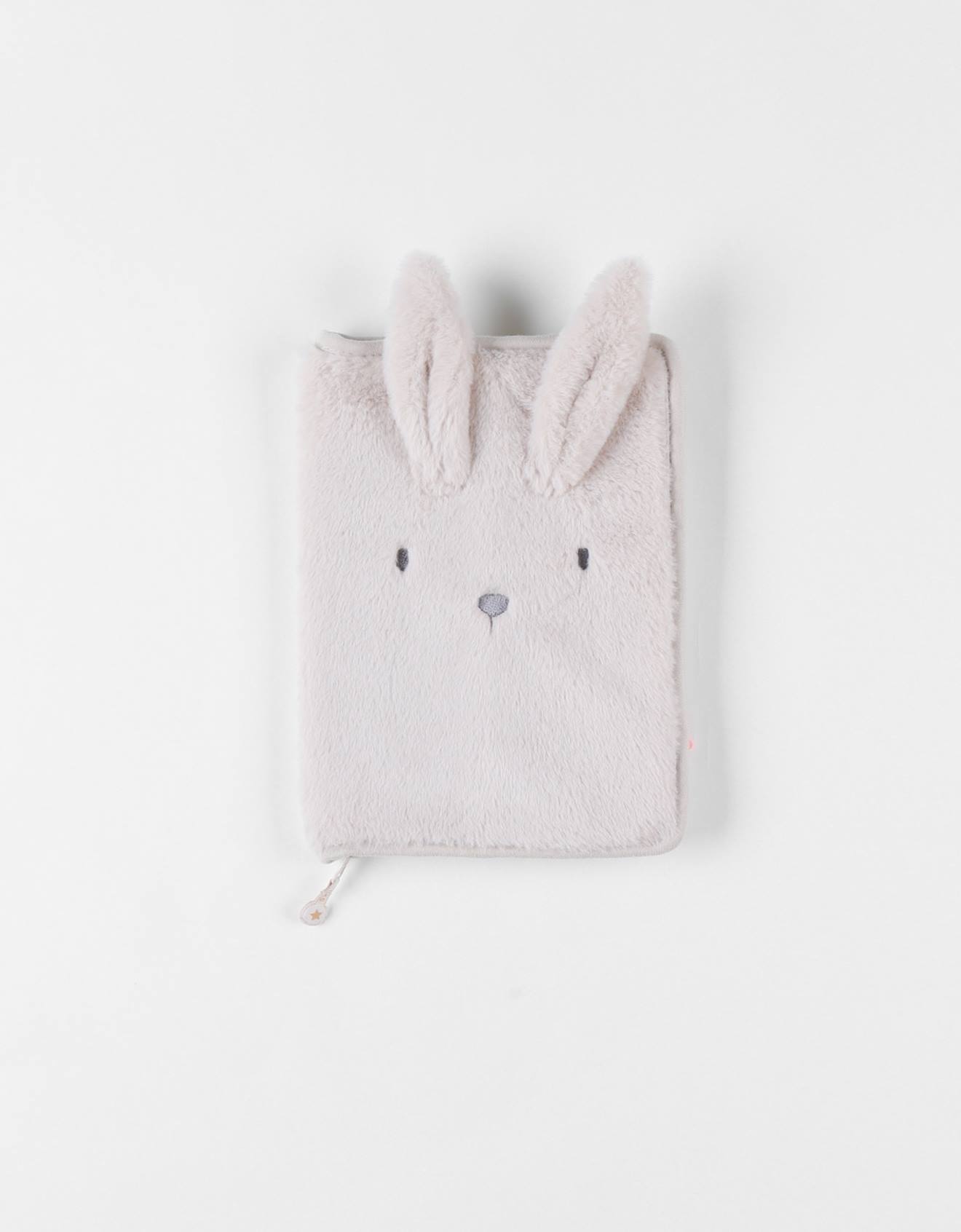 Noukies - Protège Carnet De Santé Fausse Fourrure - Moka Beige