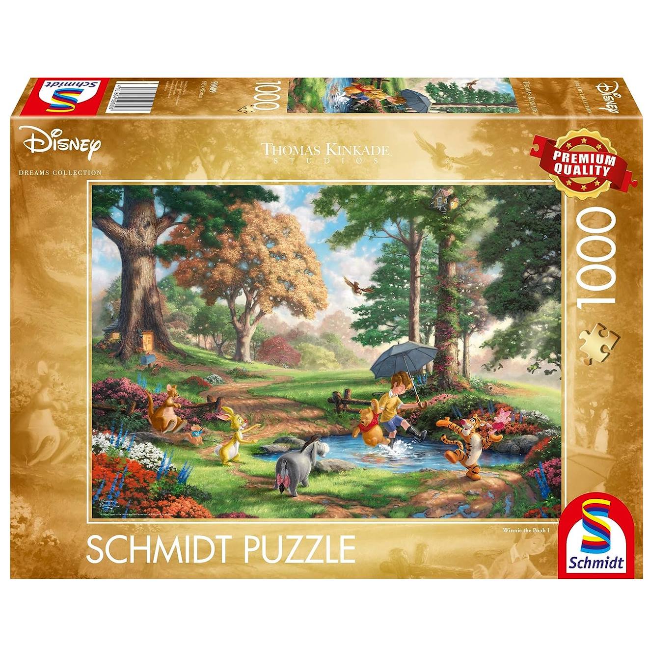 Puzzle Winnie L'ourson 1000 Pcs Jaune