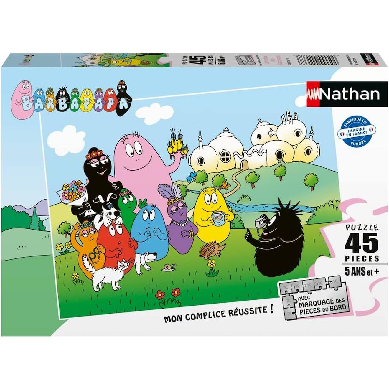 Puzzle Le Monde Des Barbapapa 45 Pcs Bleu