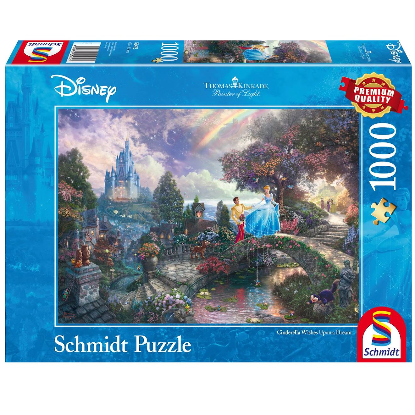 Puzzle Cendrillon 1000 Pcs Bleu