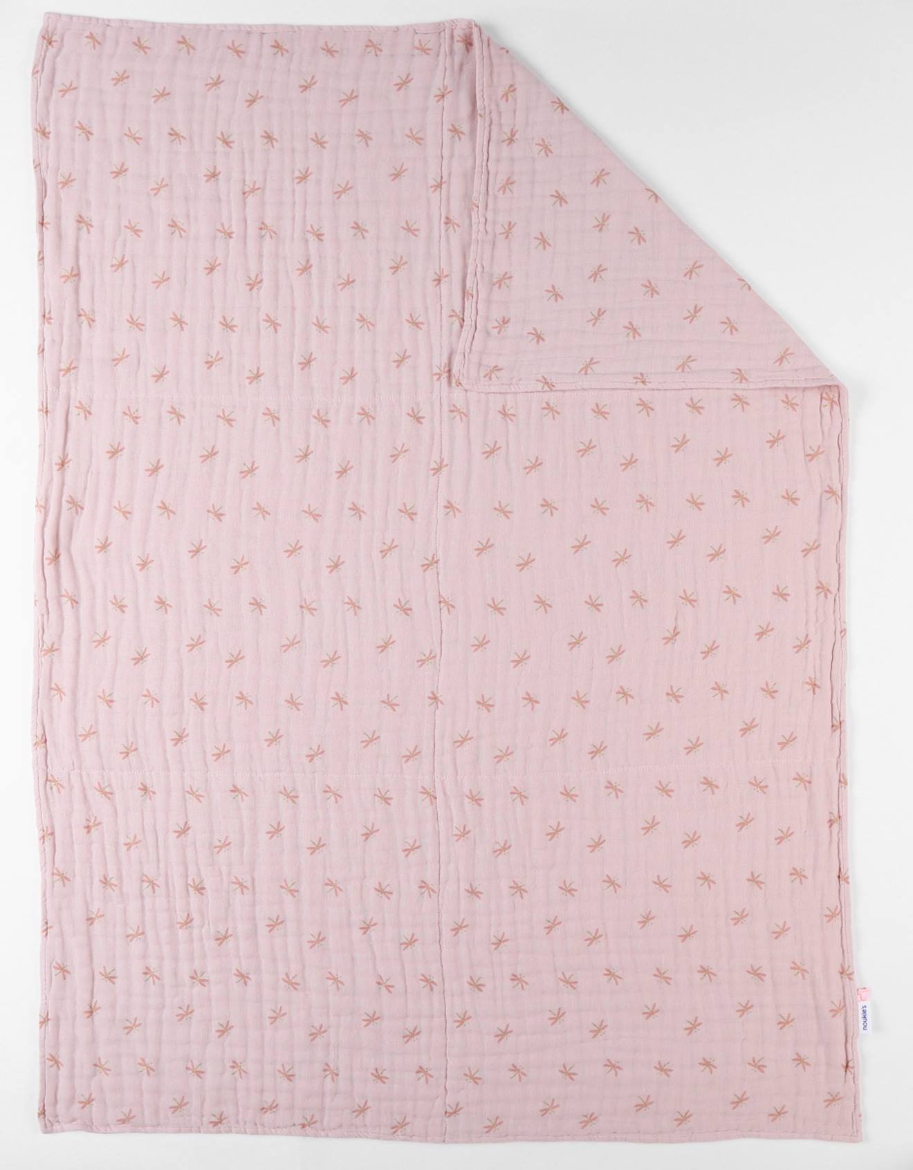 Couverture En Mousseline De Coton Rose