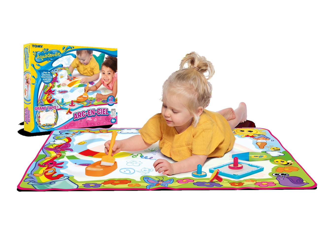 Tapis Aquadoodle Maxi Arc-en-ciel - Dessiner Sans Se Tacher ! Dès 18 Mois Multicolore