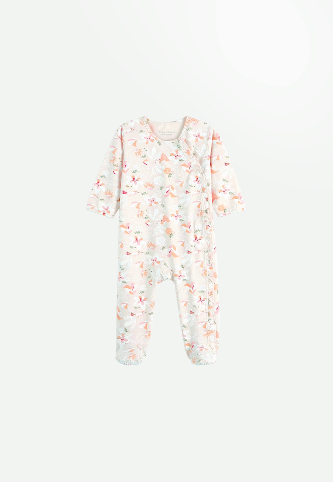 Pyjama Bébé Ouverture Pressionnée Kalaoupe Rose