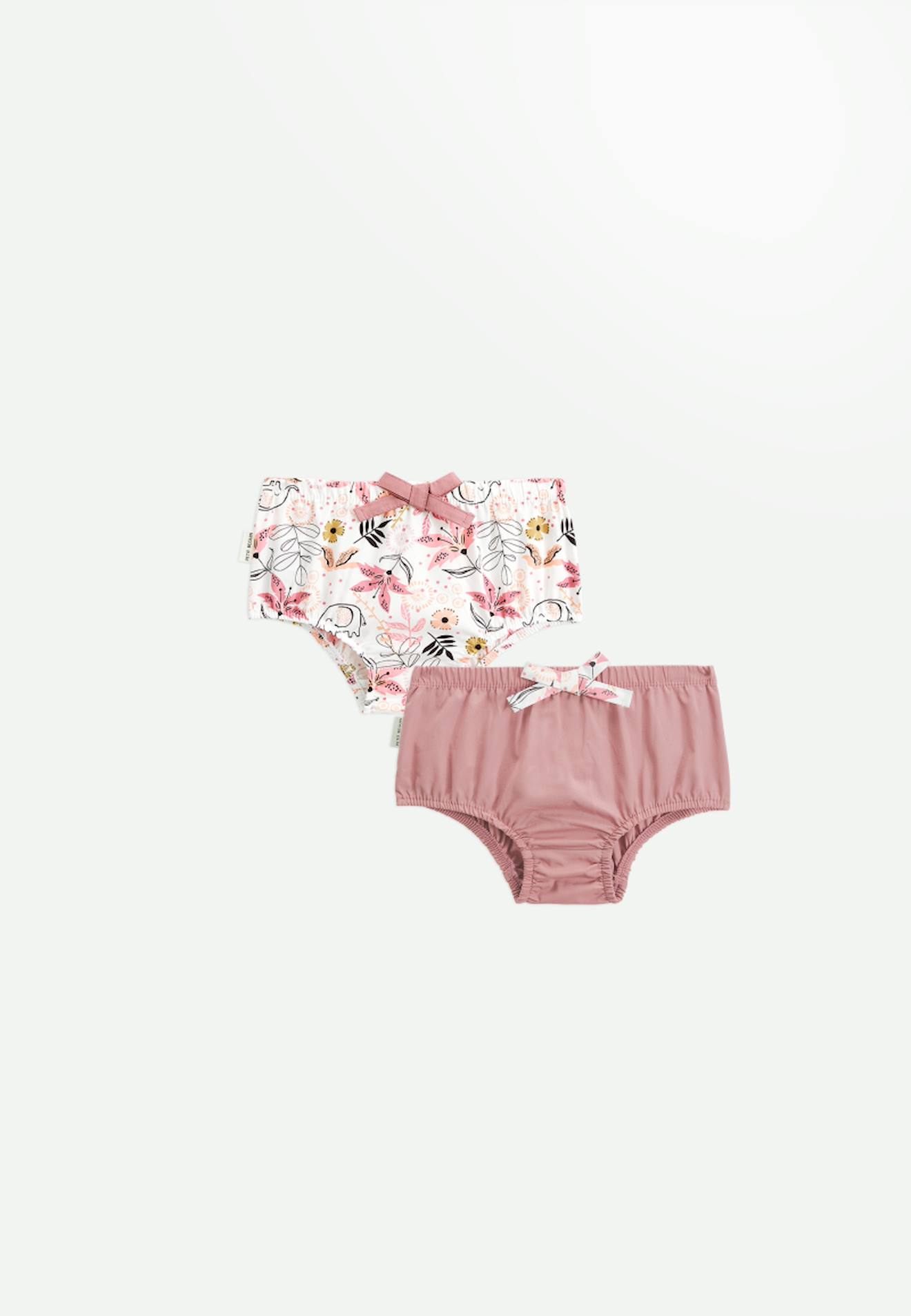 Lot De 2 Culottes Bébé Singapour Rose