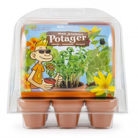 Mini-serre mon premier jardin Vert 1 - vertbaudet enfant 